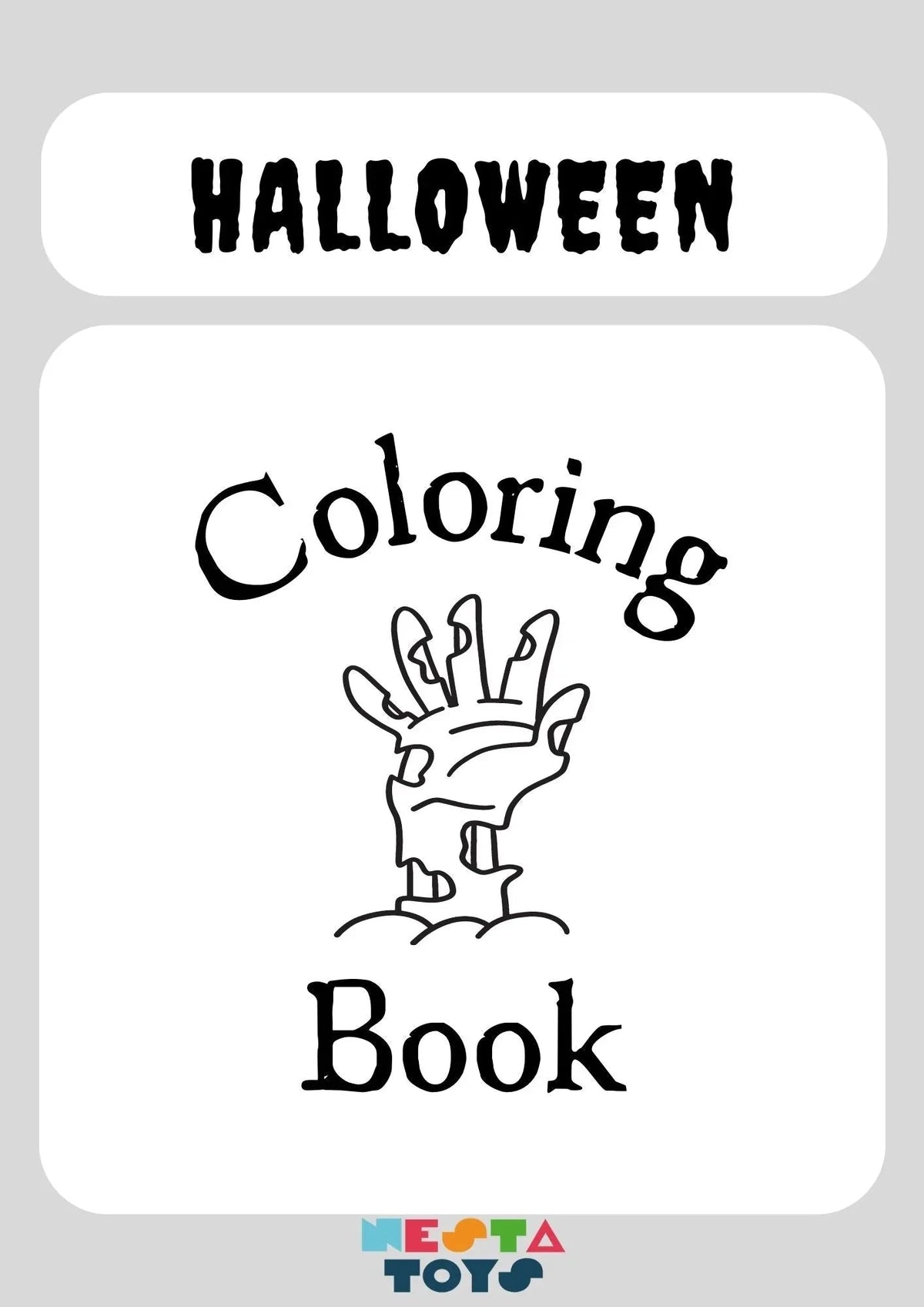 Printable Halloween coloring book pages for kids