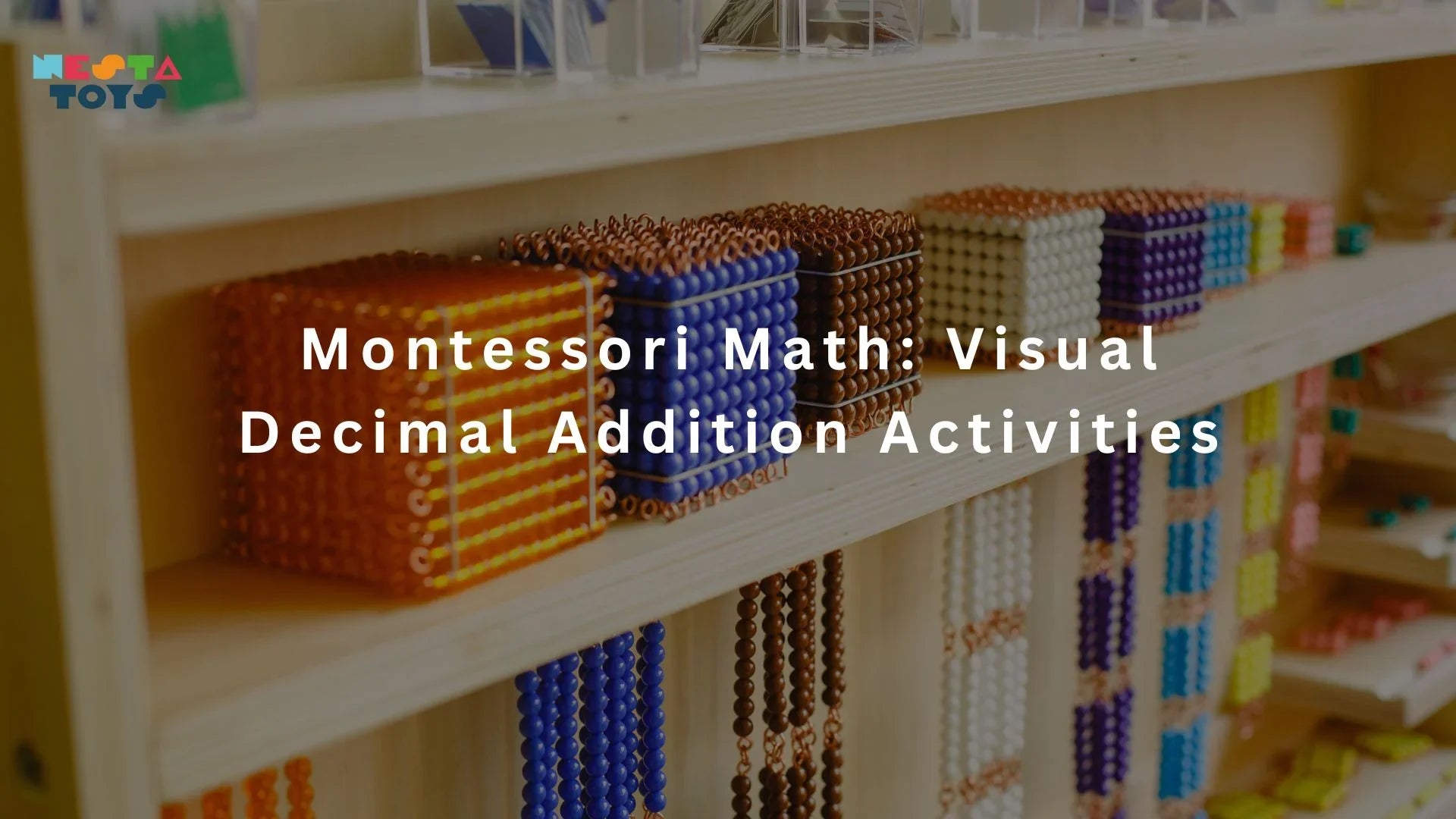 Montessori Math: Visual Decimal Addition Activities, montessori math, early learning, math for kids
