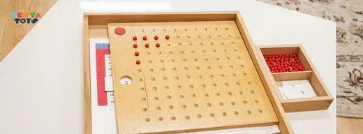 Multiplication Board Activity for Kids: Learn and Memorize Tables | Montessori Method - NESTA TOYS