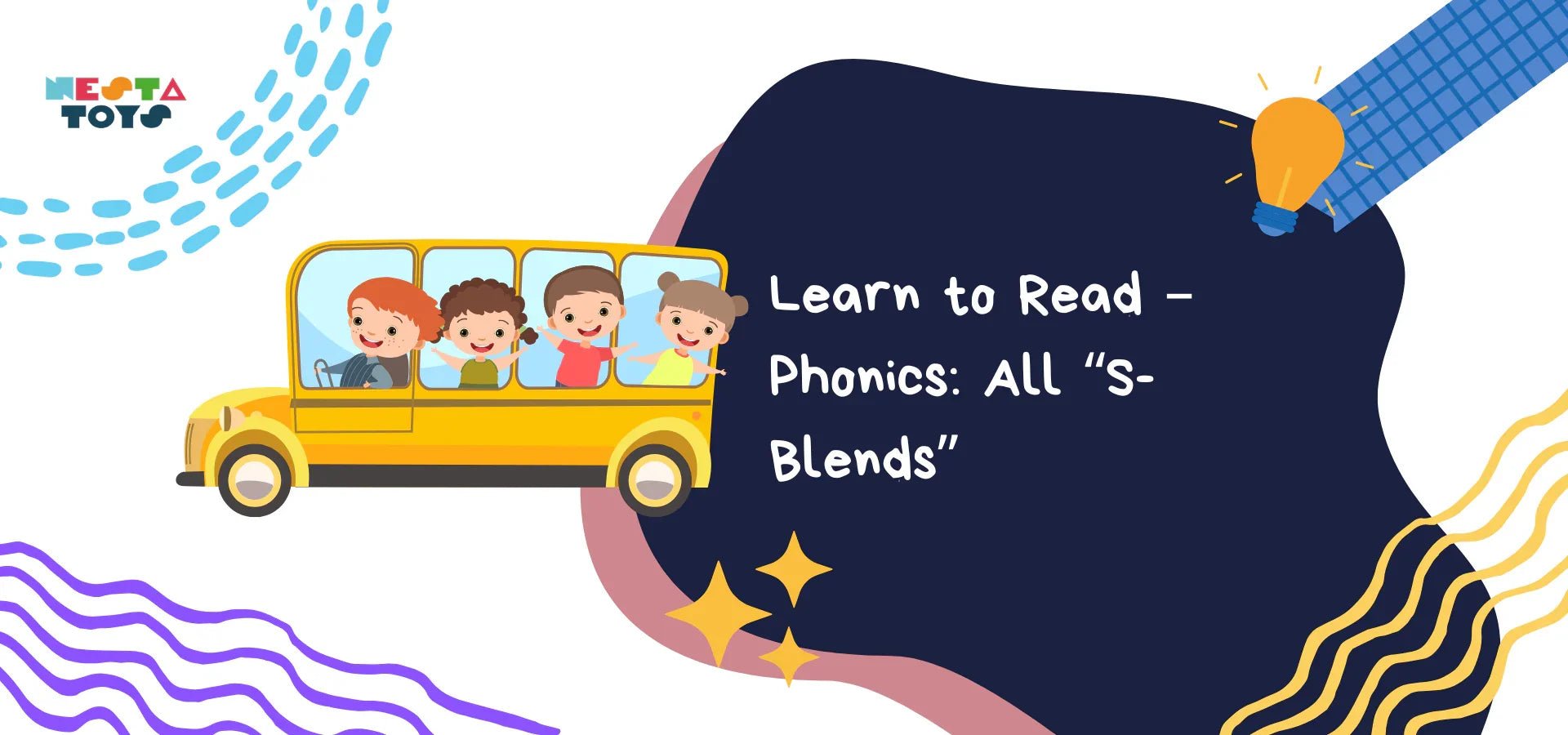 Learn to Read – Phonics: All “S-Blends” - NESTA TOYS