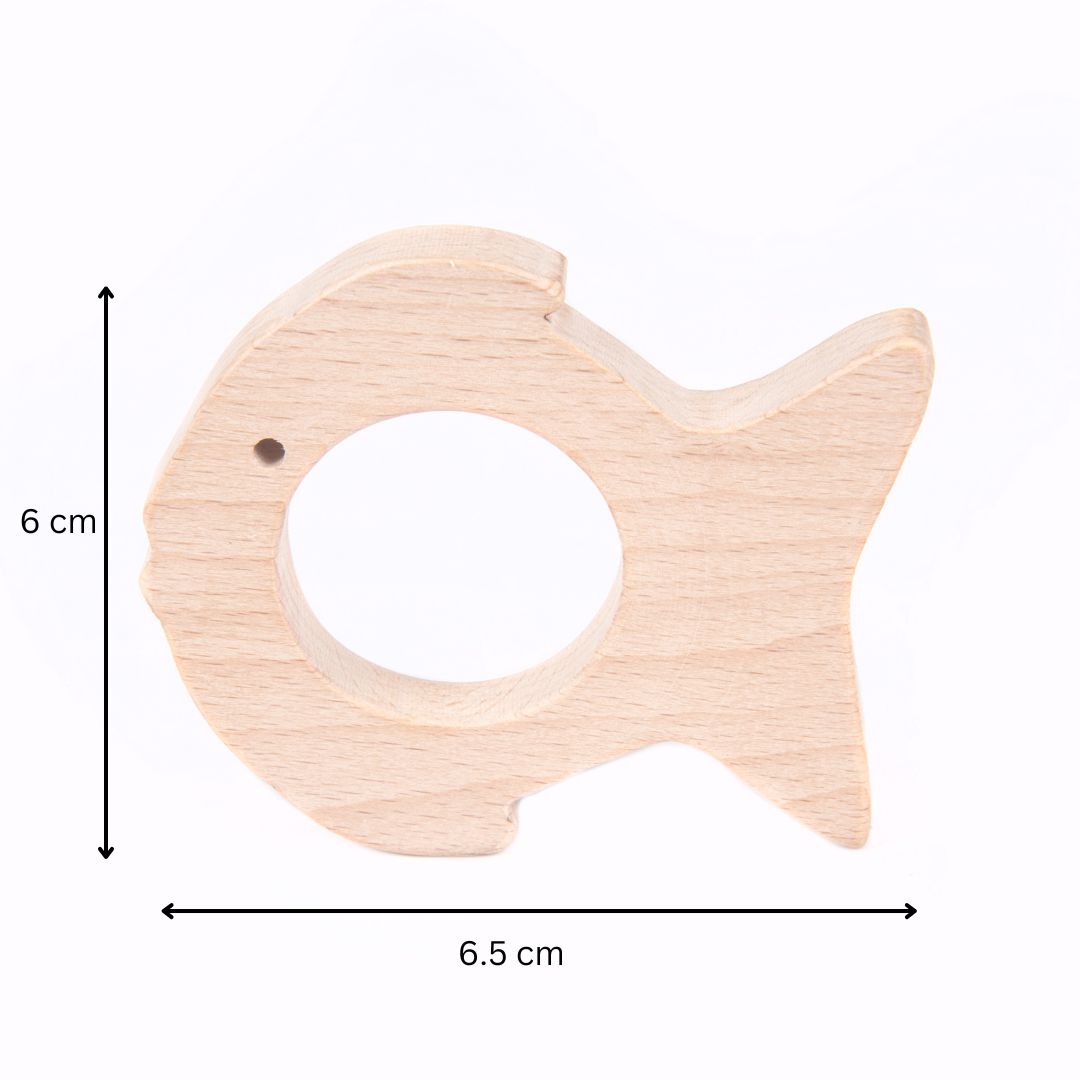 Wooden Dinosaur Blocks, Egg Shaker Rattle & Teether (6+ Months) - nestatoys