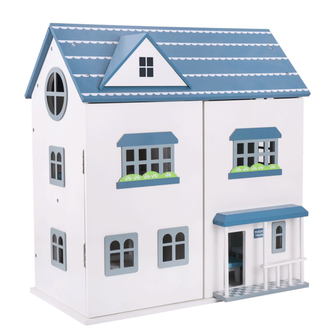 Wooden Dollhouse Toy - nestatoys