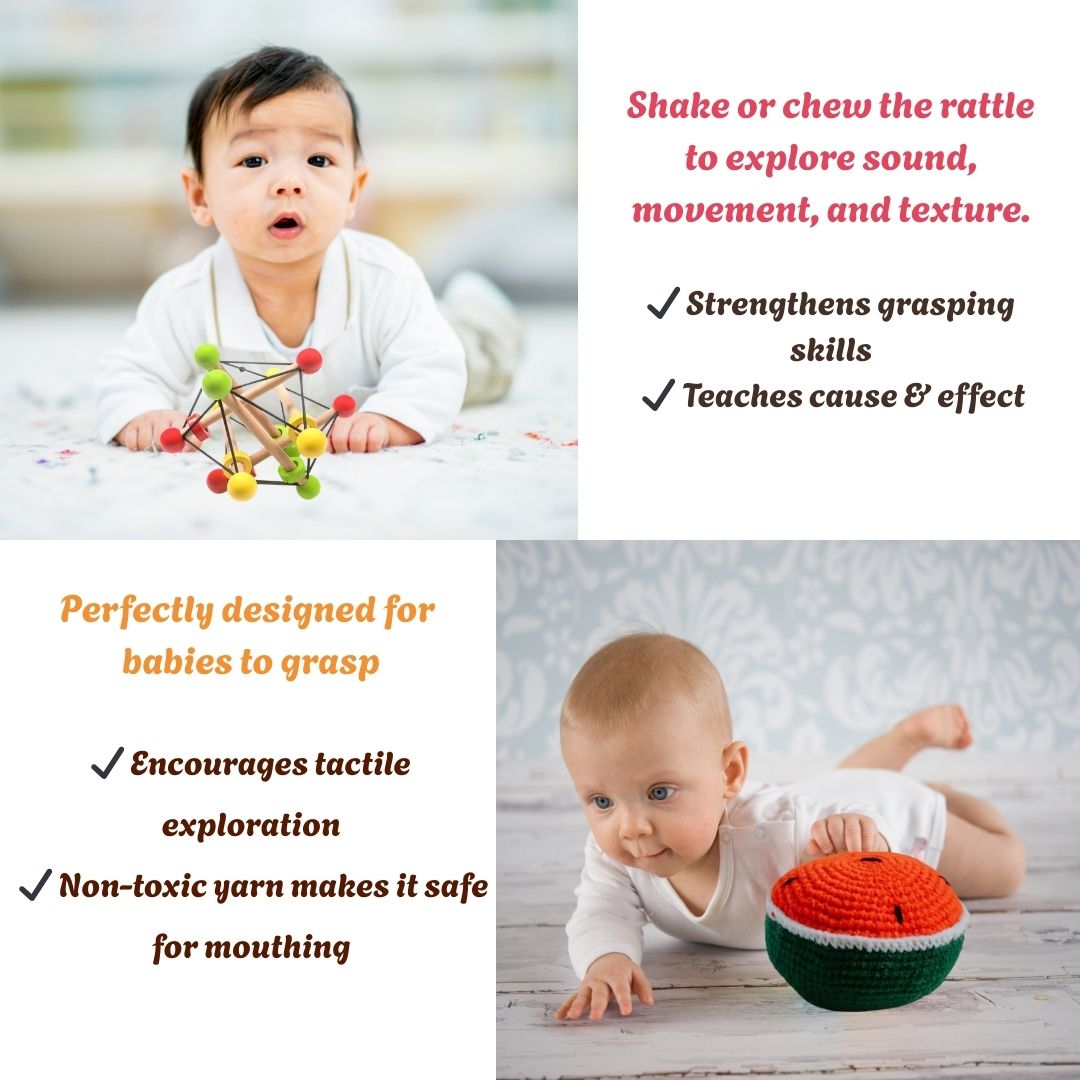 Sensory Explorer Play Kit for 3-6 Months Babies (Level 2)