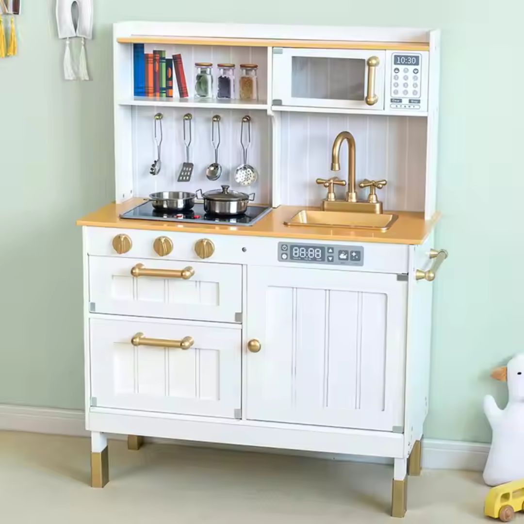 Wooden Kitchen Toy Set - nestatoys