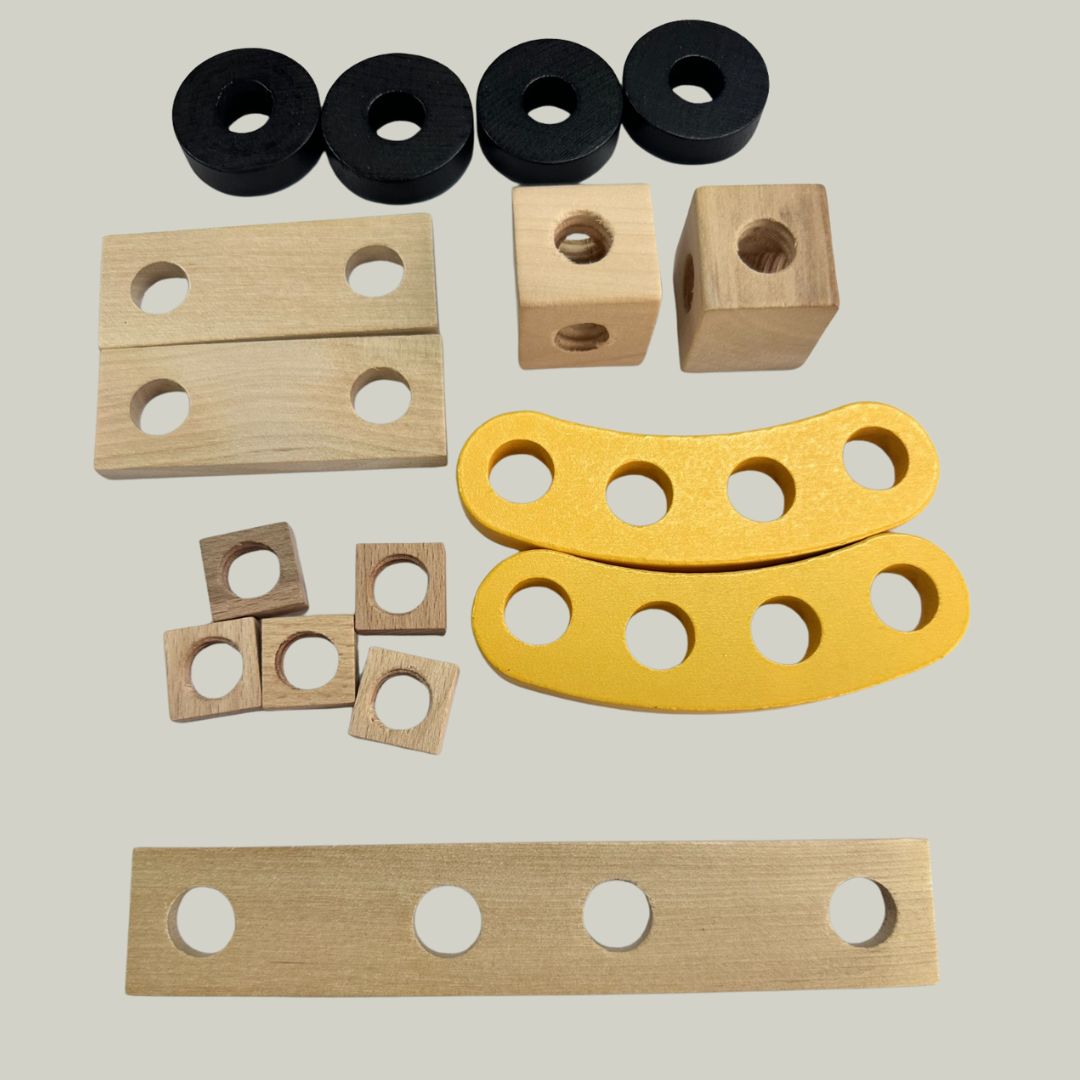 Wooden Tool Kit Without Box (39 Pcs)