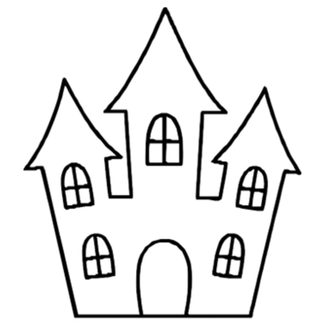 DIY Fridge Magnet - Haunted House