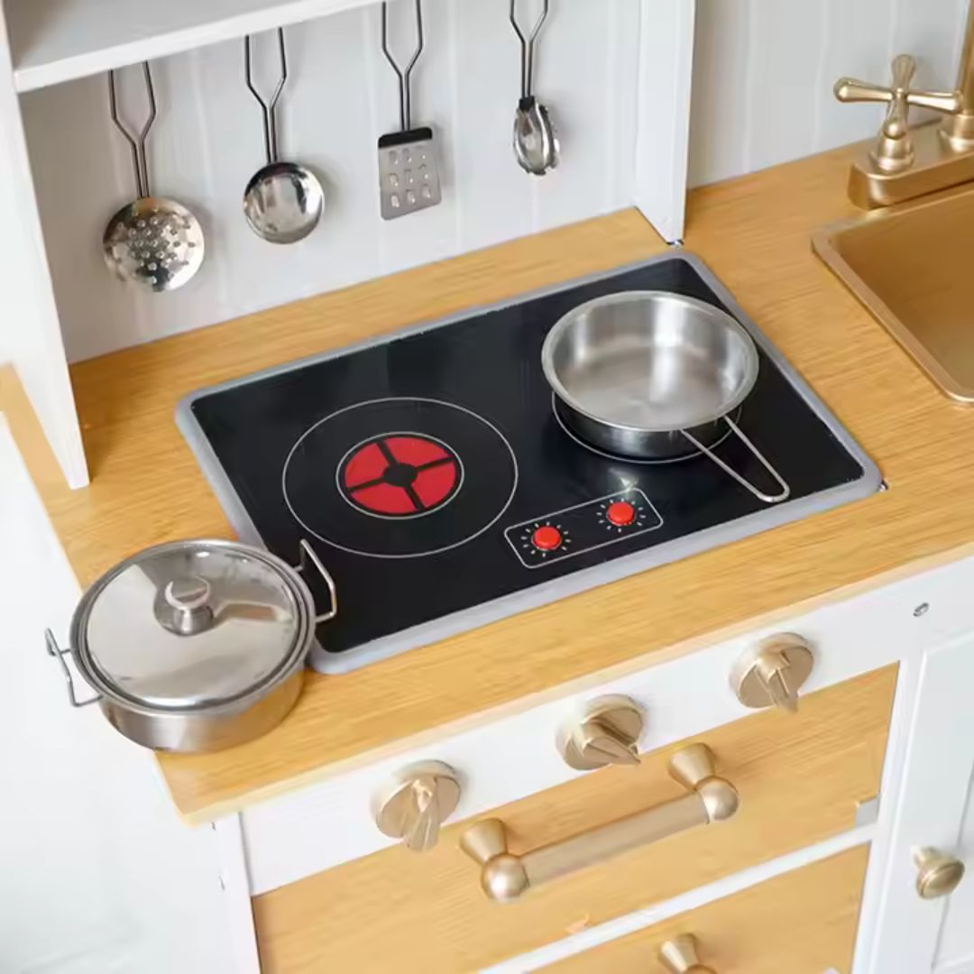 Wooden Kitchen Toy Set - nestatoys