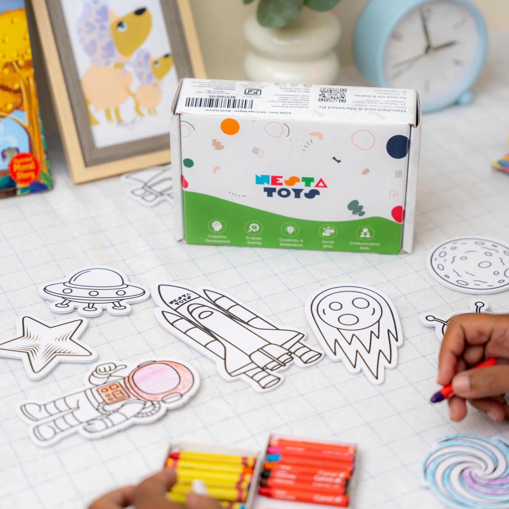 DIY Fridge Magnet - Space