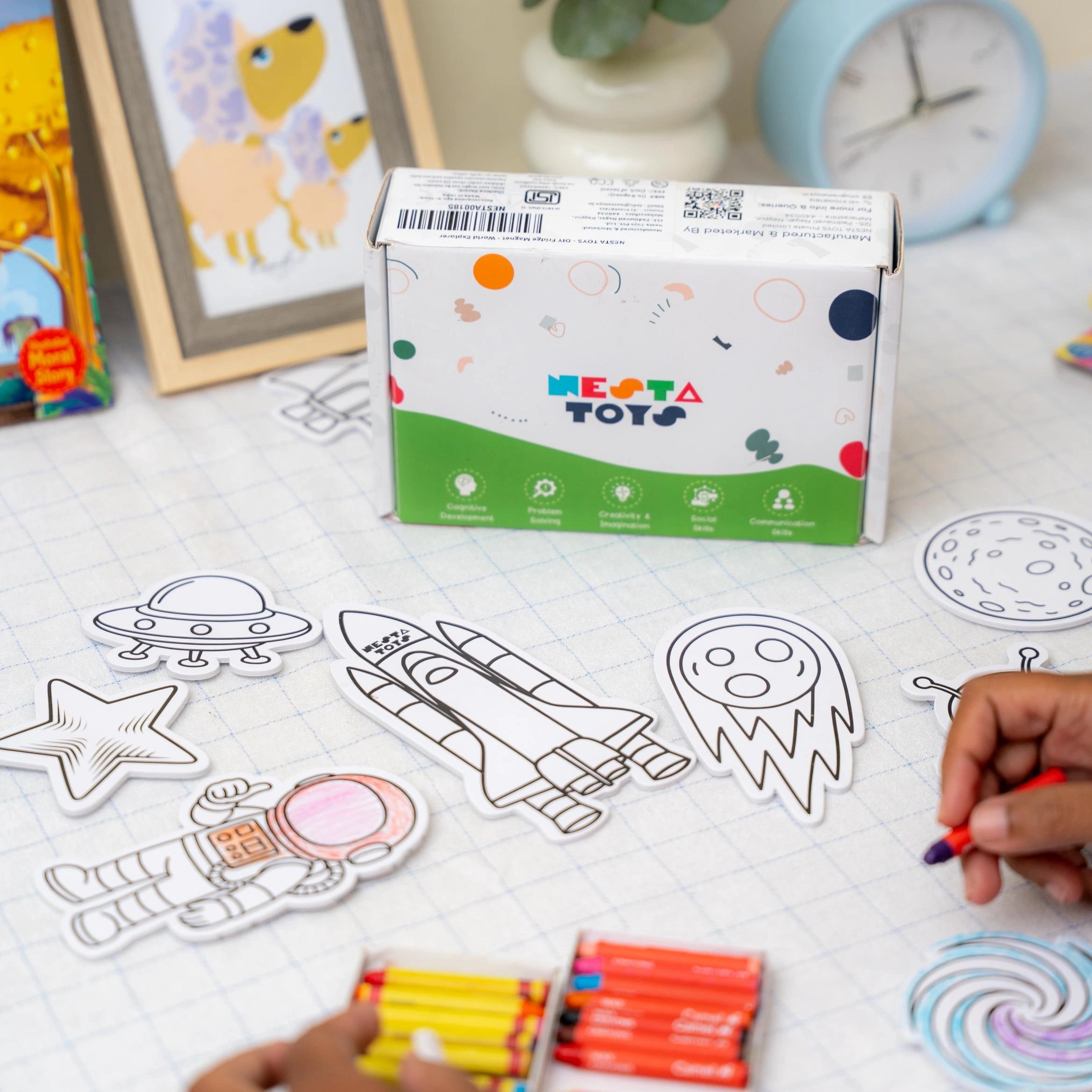 DIY Fridge Magnet - Space