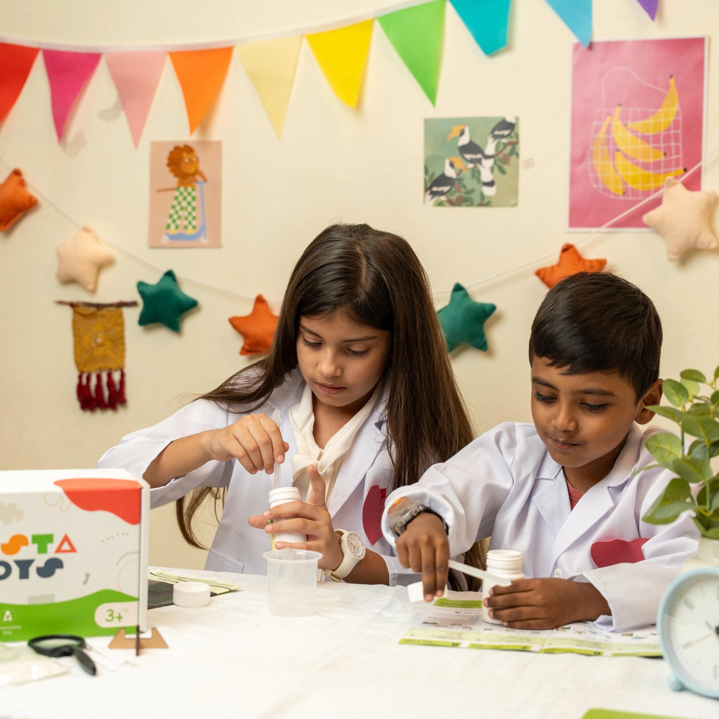 Junior Chemistry Lab Kit - Safe & Fun Science Experiments for Kids