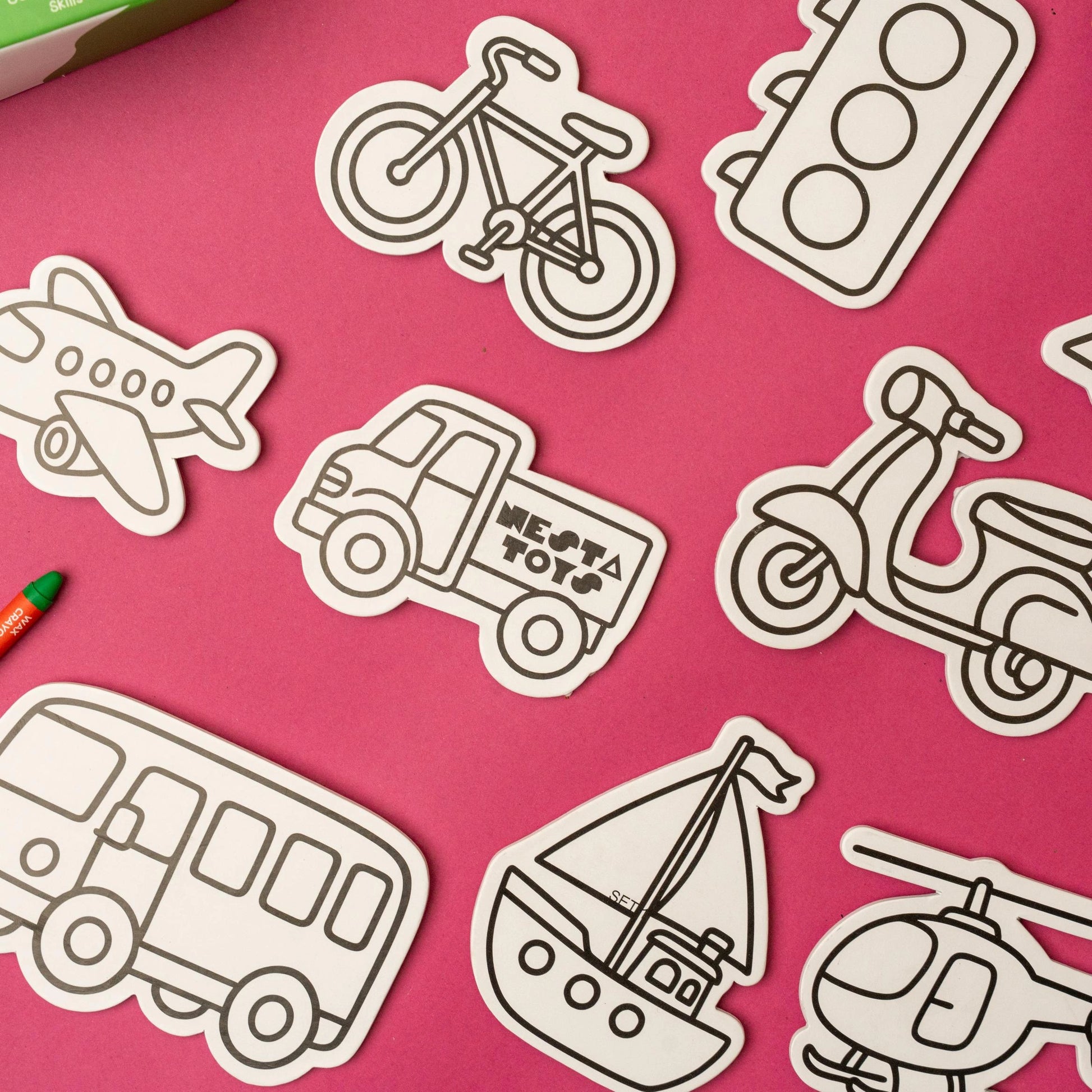 DIY Fridge Magnet - Vehicles