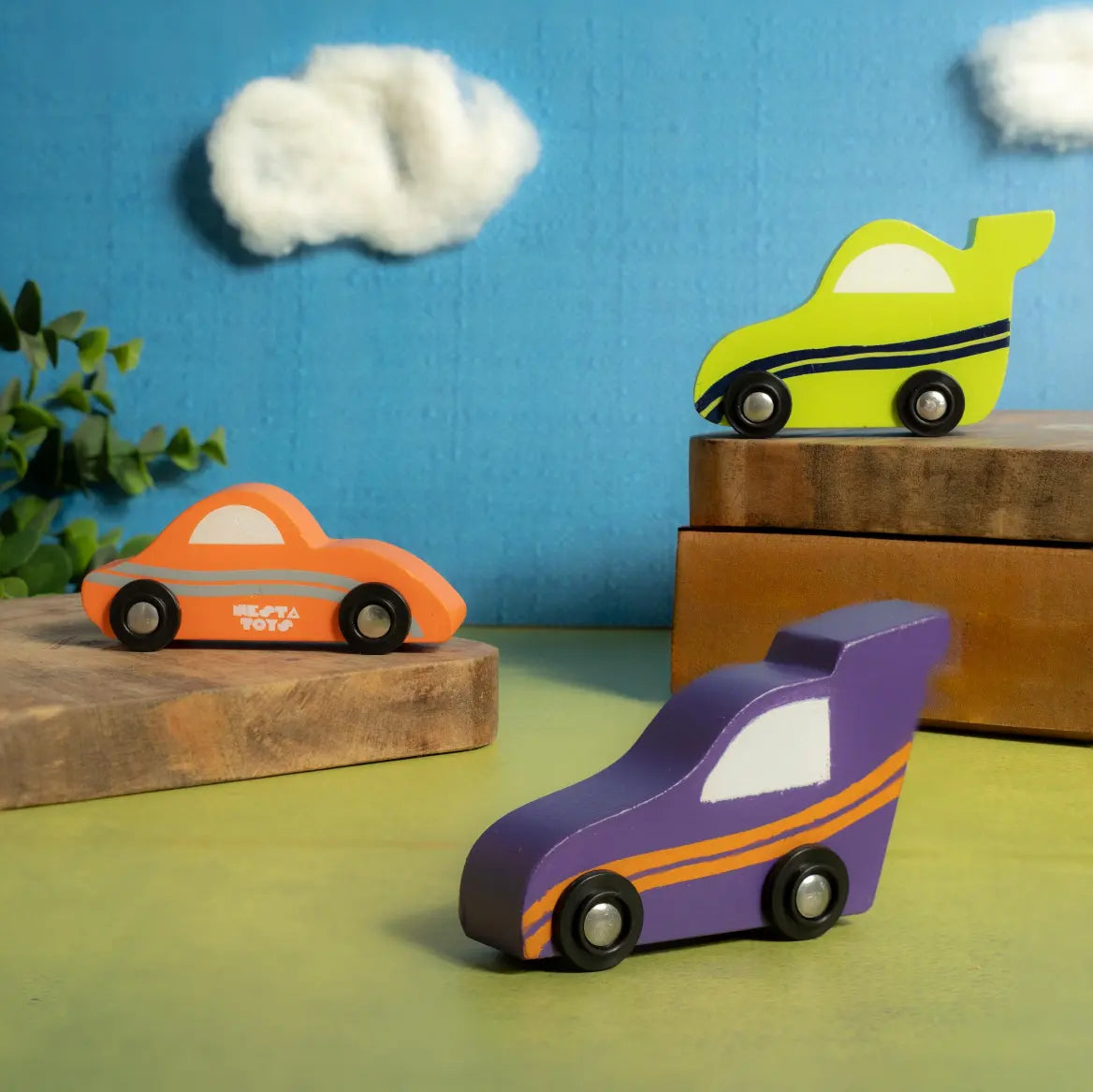 Wooden Car (6 Pcs)