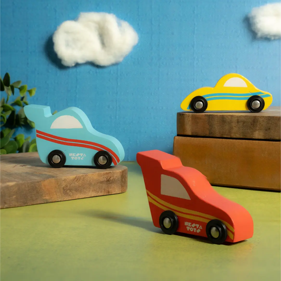 Wooden Car (6 Pcs)