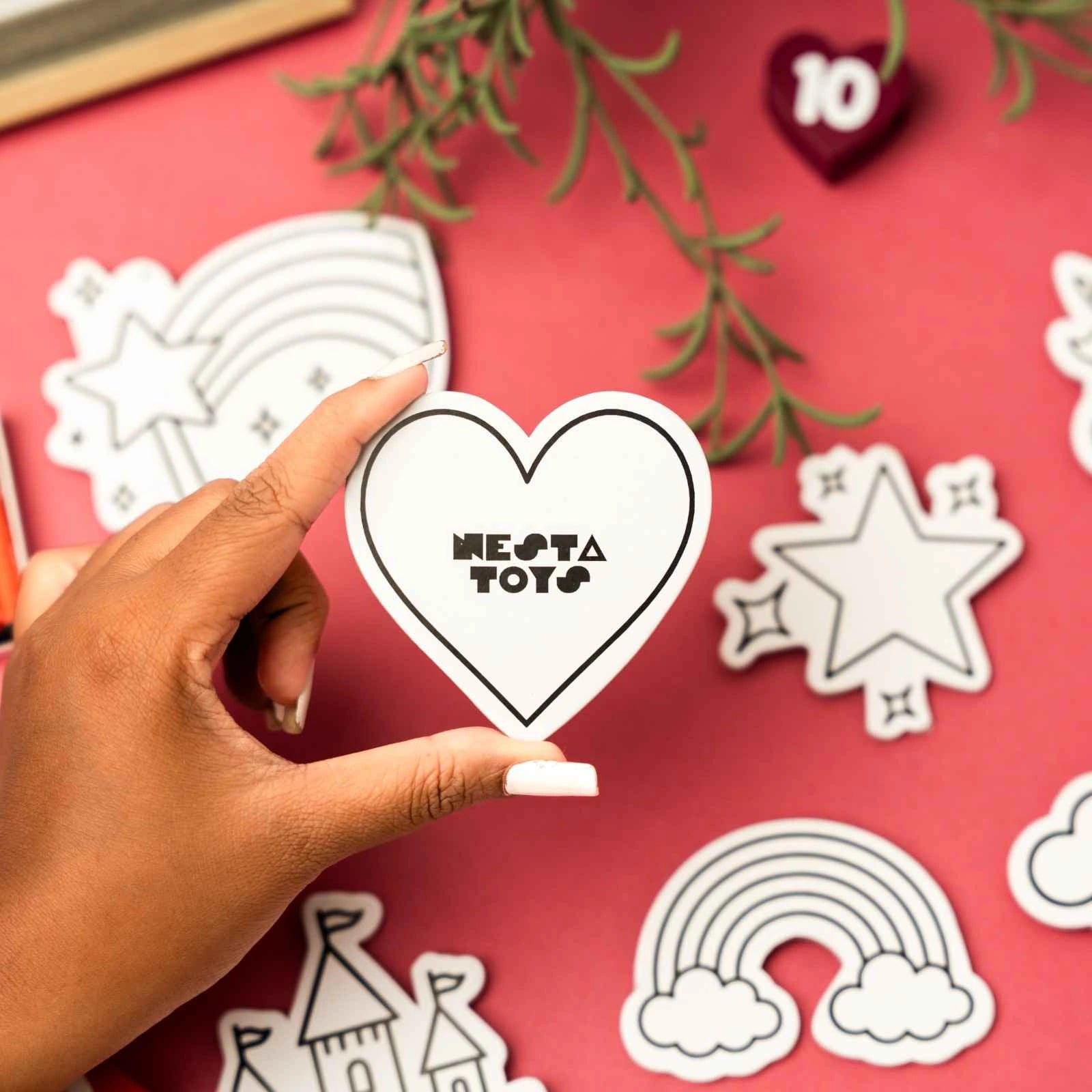 NESTA TOYS - DIY Unicorn Fridge Magnets | Mess-Free Art & Craft Activity for Girls & Boys 