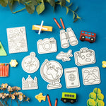NESTA TOYS - DIY World Explorer Fridge Magnets | Mess-Free Art & Craft Activity for Girls & Boys