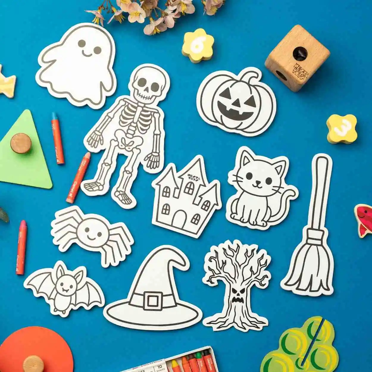 NESTA TOYS - DIY Haunted House Fridge Magnets | Mess-Free Art & Craft Activity for Girls & Boys