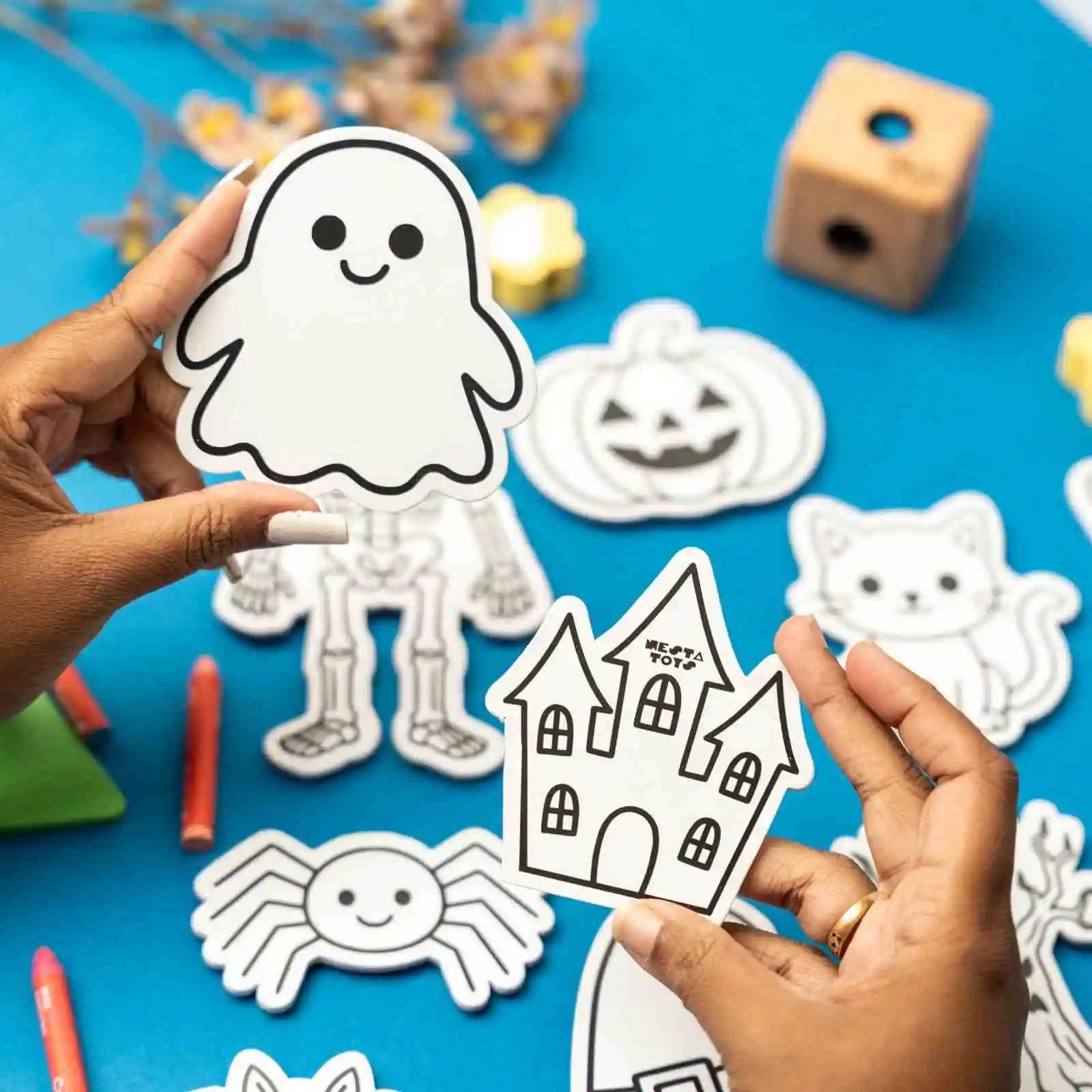 NESTA TOYS - DIY Haunted House Fridge Magnets | Mess-Free Art & Craft Activity for Girls & Boys