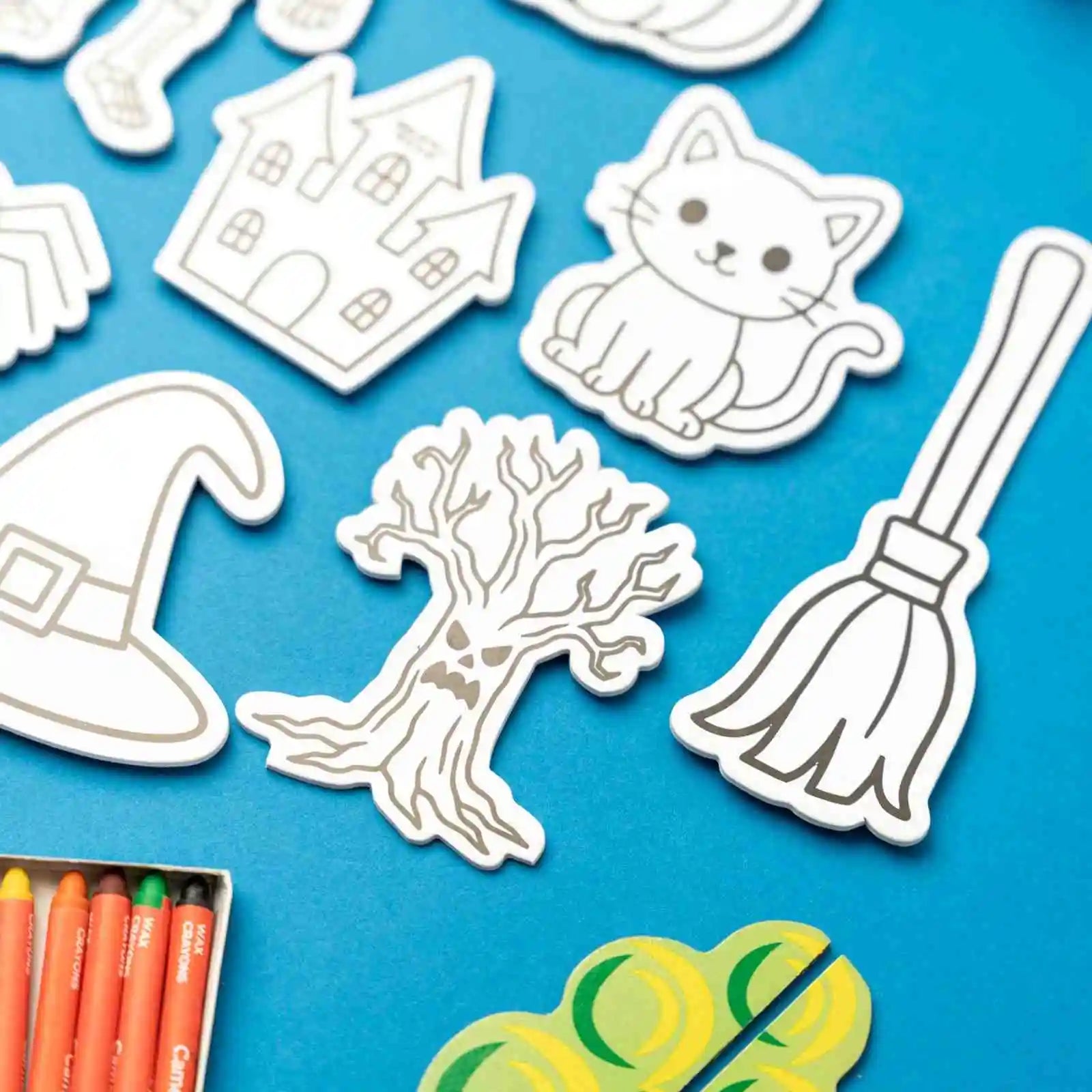 NESTA TOYS - DIY Haunted House Fridge Magnets | Mess-Free Art & Craft Activity for Girls & Boys