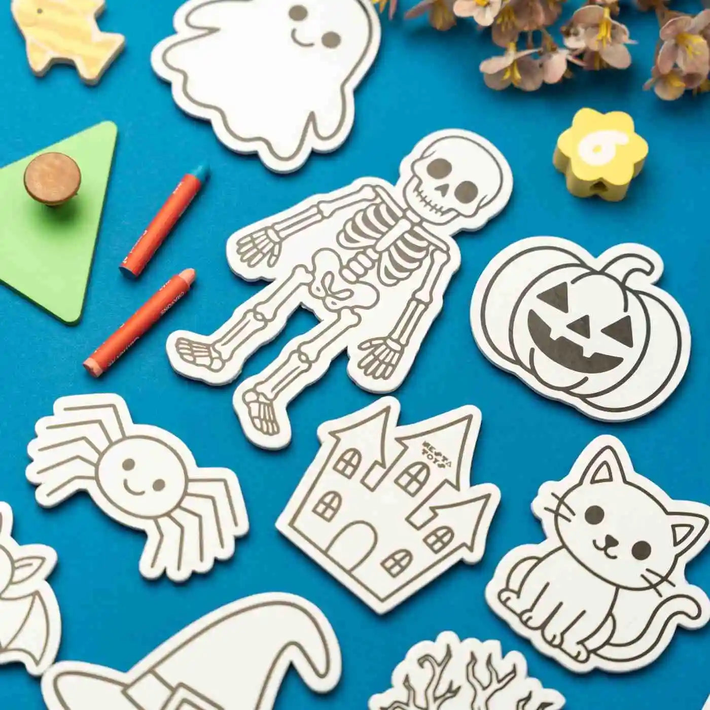 NESTA TOYS - DIY Haunted House Fridge Magnets | Mess-Free Art & Craft Activity for Girls & Boys