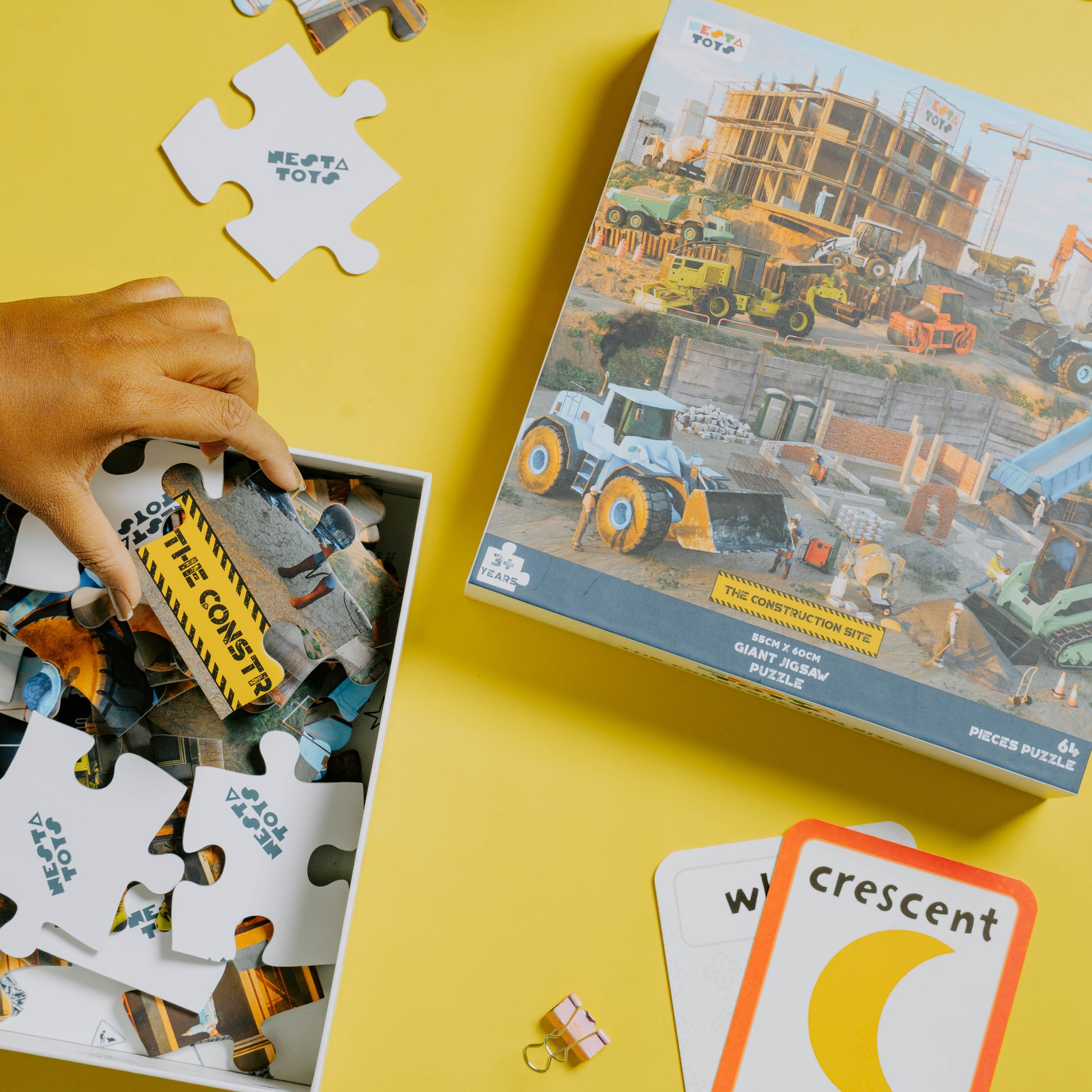 Construction Site Jigsaw Puzzle (64 Pcs) - nestatoys
