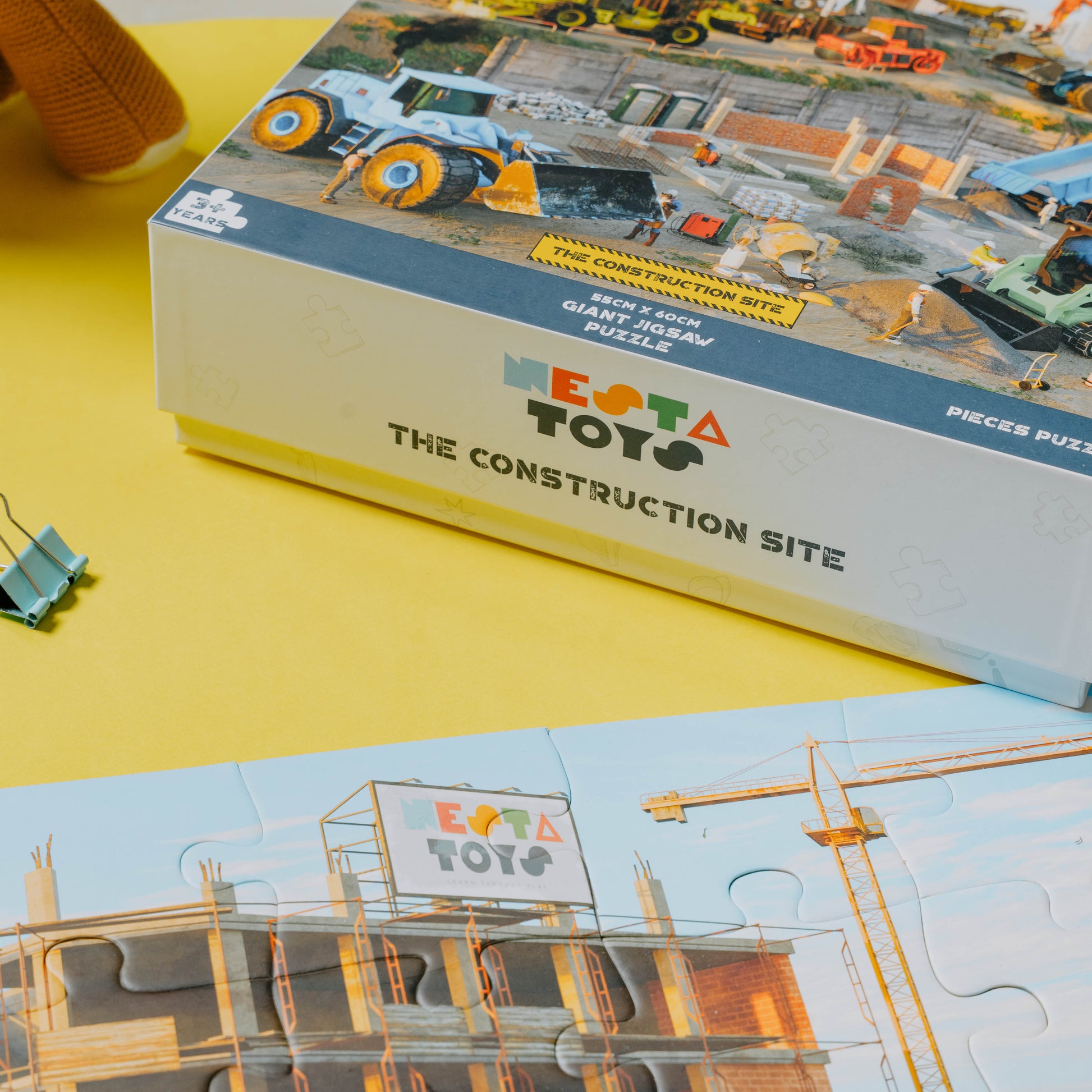 Construction Site Jigsaw Puzzle (64 Pcs) - nestatoys