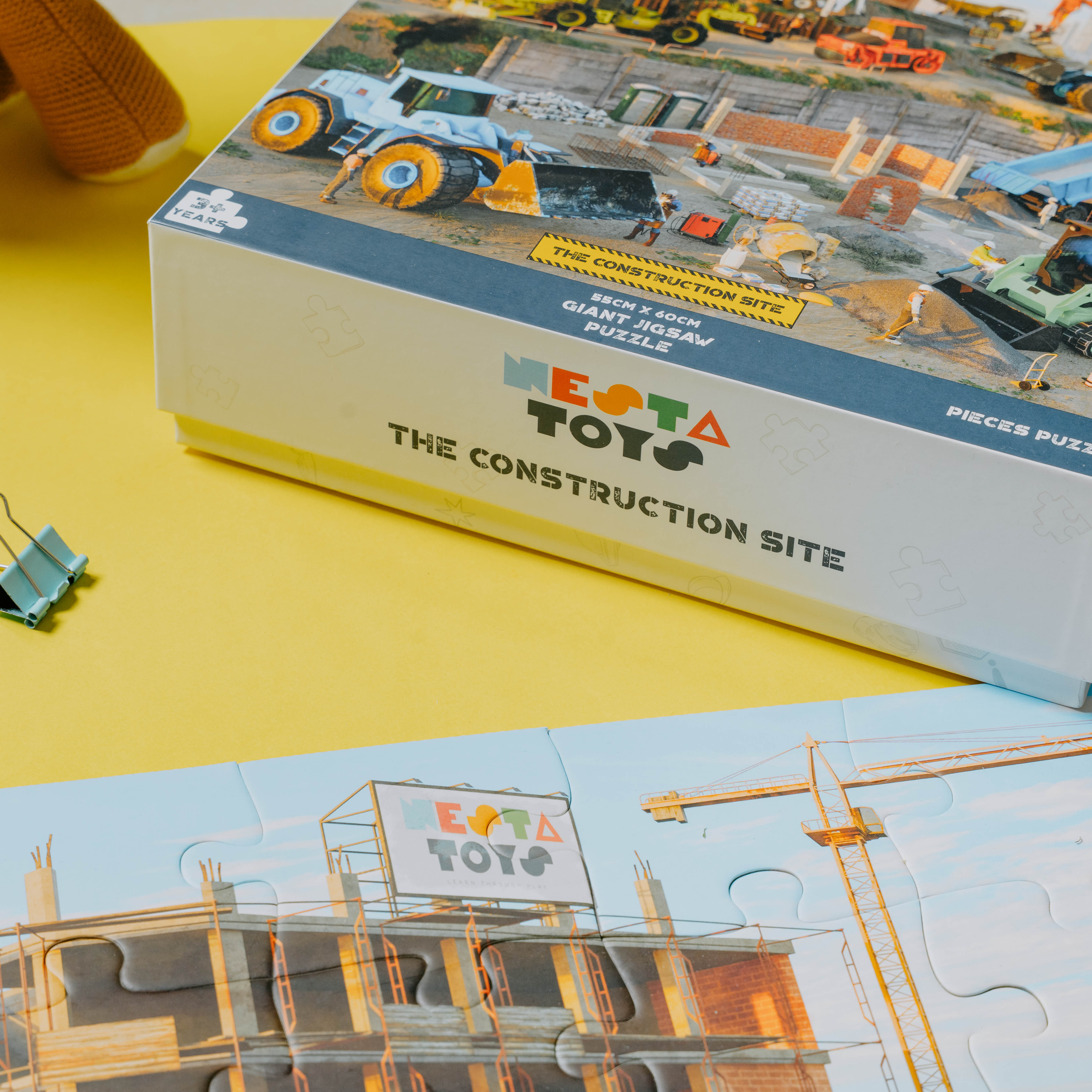 Construction Site Jigsaw Puzzle (64 Pcs) - nestatoys
