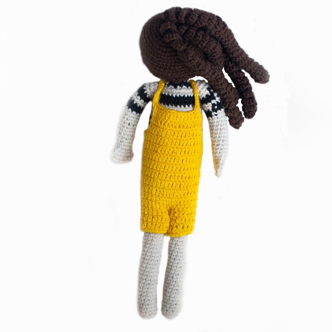 Handmade Crochet Doll (11 Inch) | Amigurumi Stuffed Toy - nestatoys