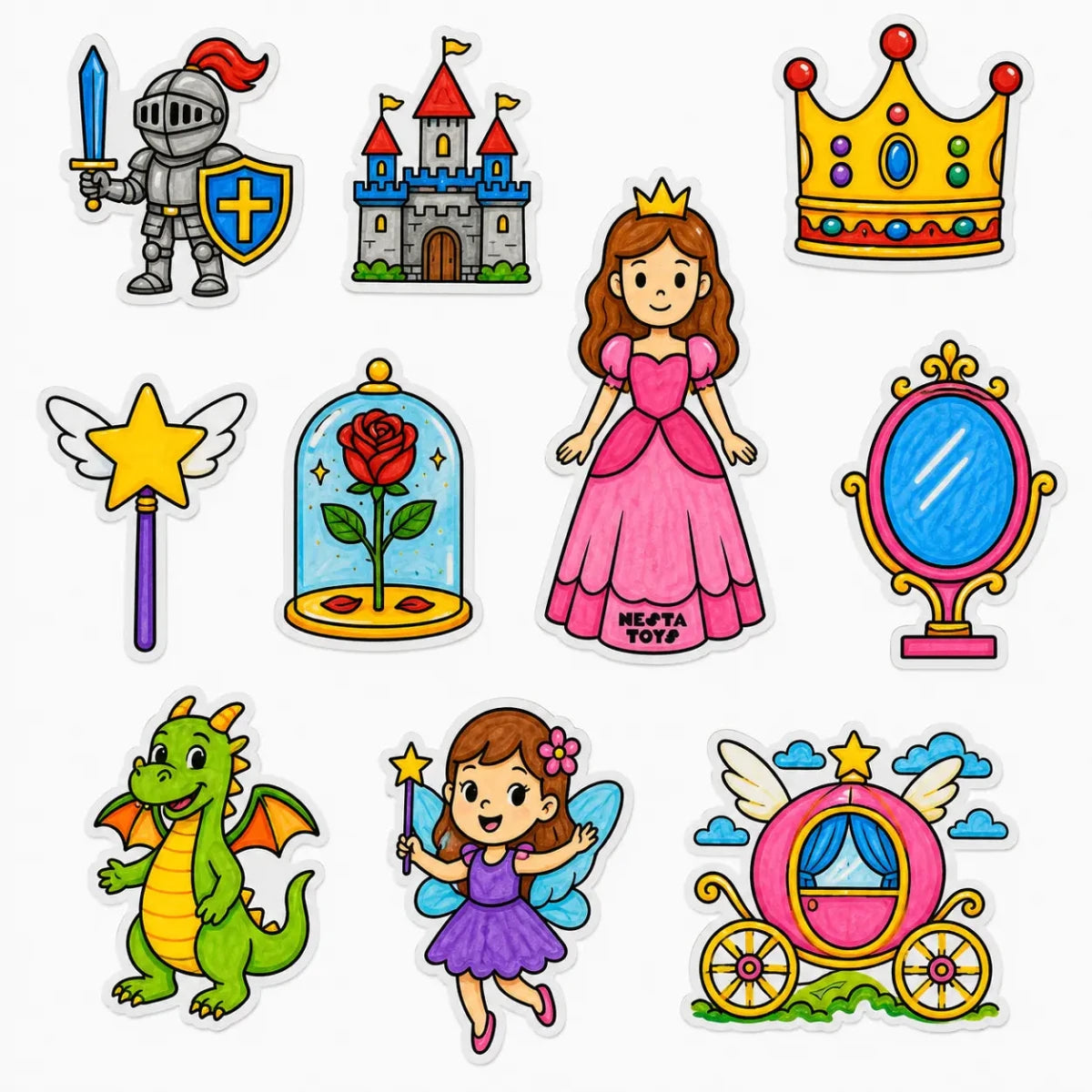 DIY Fridge Magnet - Fairy Tale - NESTA TOYS