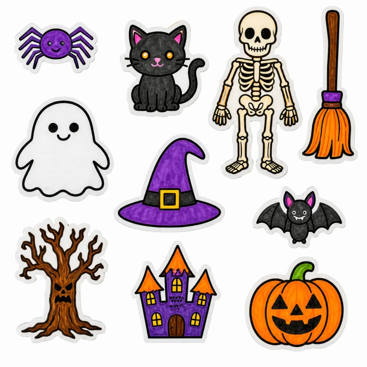 DIY Fridge Magnet - Haunted House - NESTA TOYS