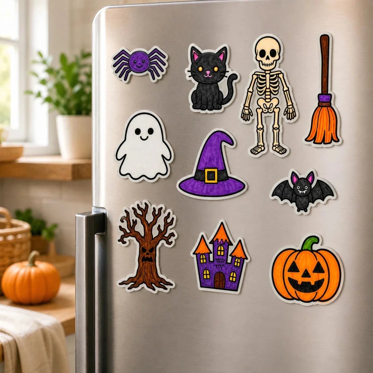 DIY Fridge Magnet (10 Pcs) - Haunted House - NESTA TOYS