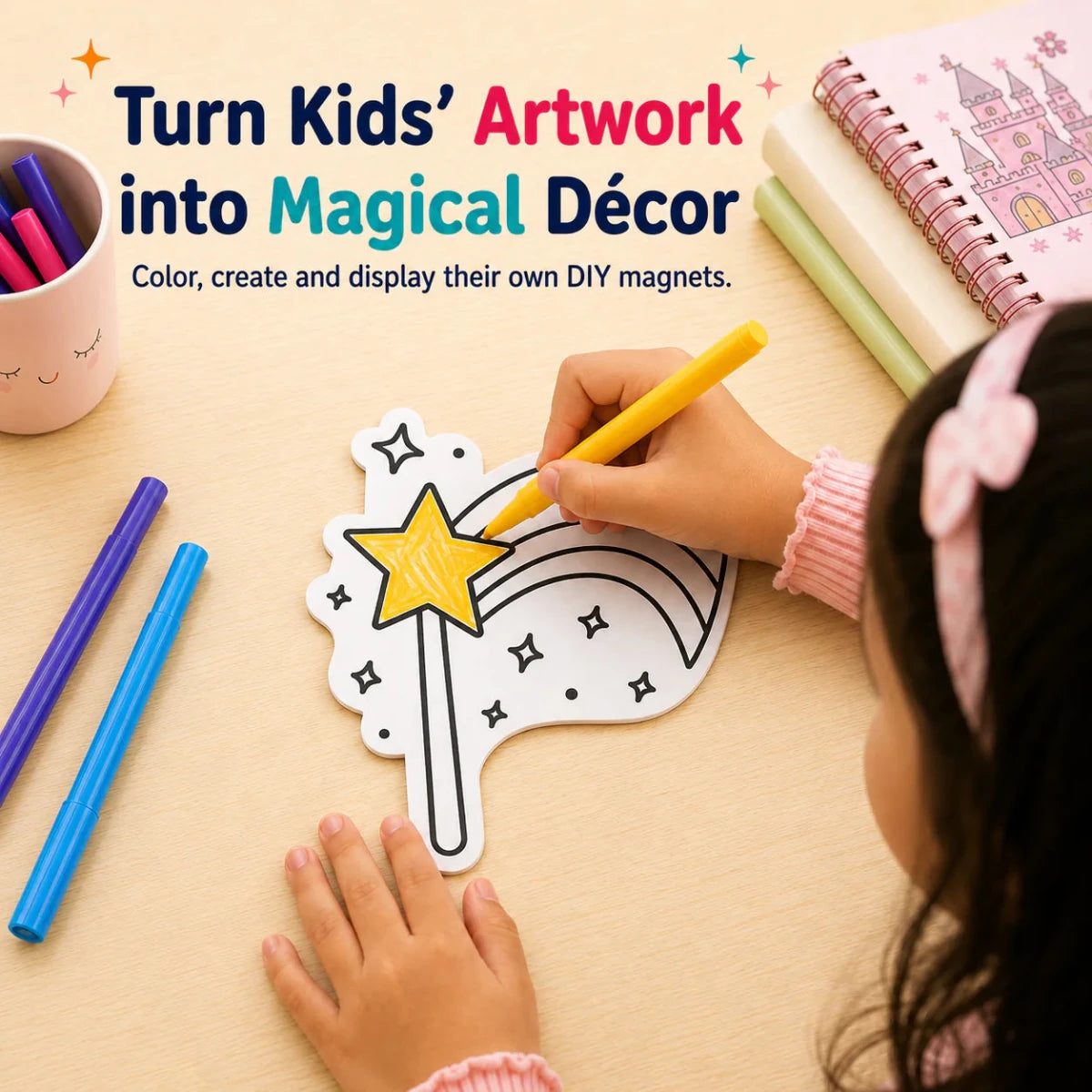 DIY Fridge Magnet (10 Pcs) - Unicorn - NESTA TOYS