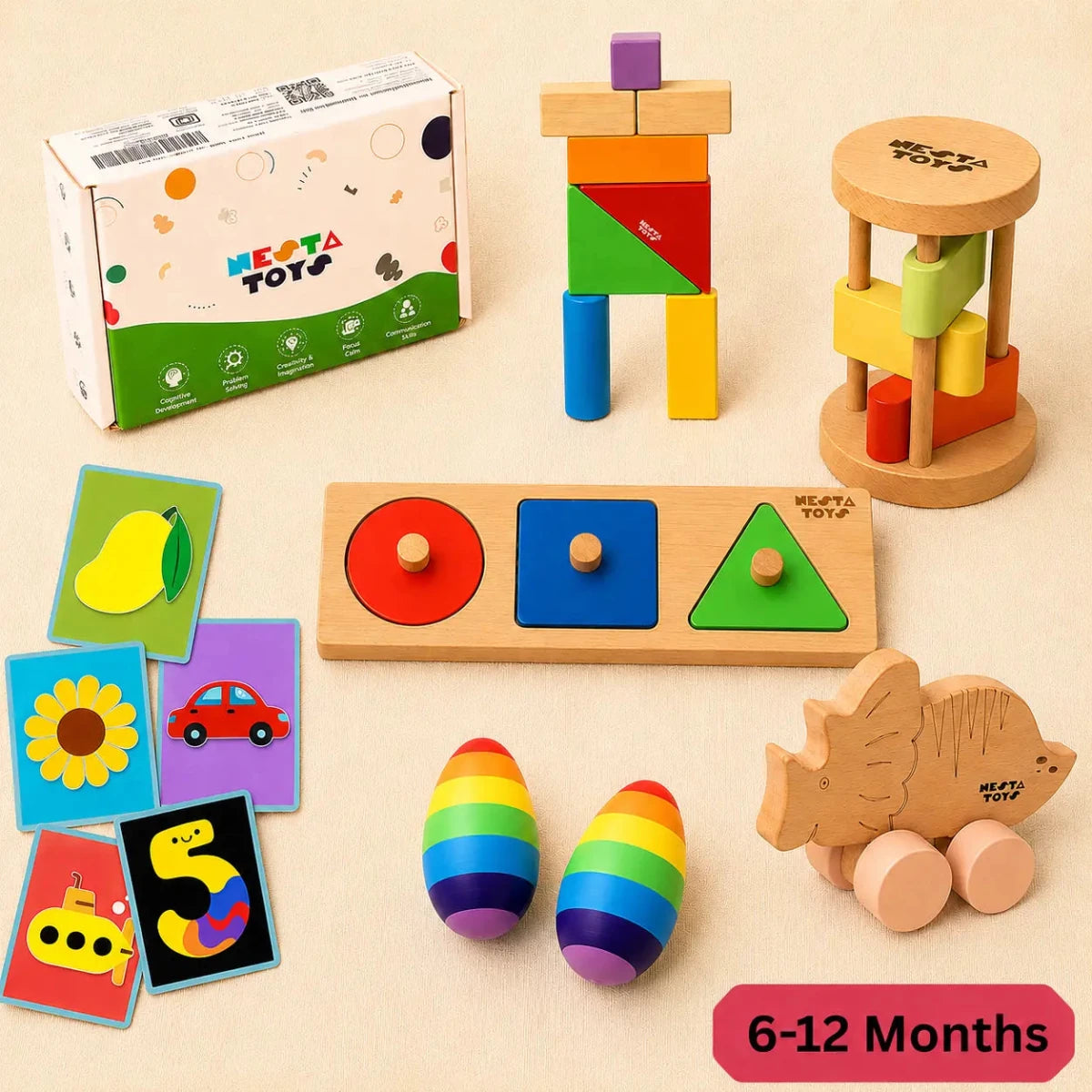 Early Explorer Learning Kit for 6–12 Months Babies (Level 3) - NESTA TOYS