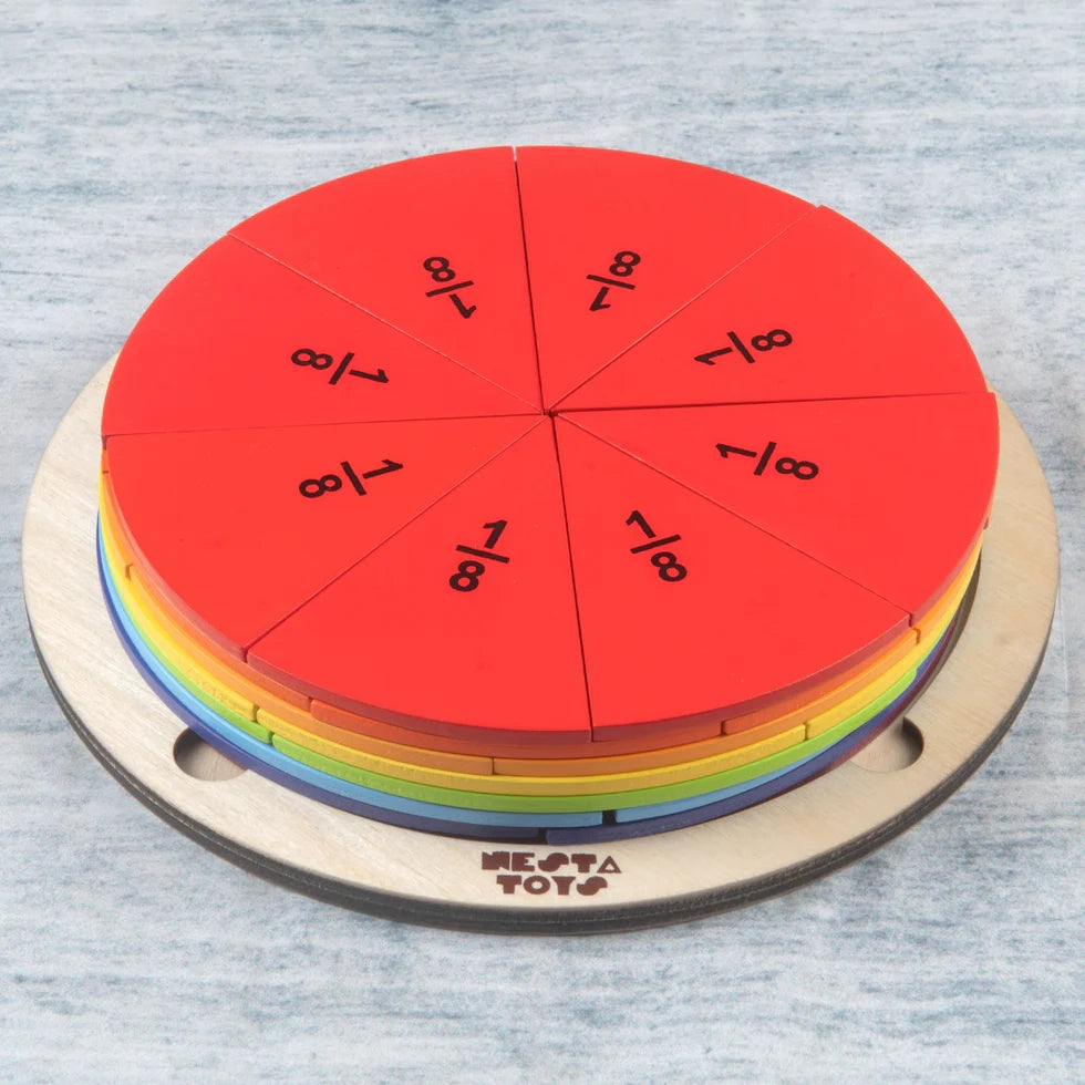 Fraction Puzzle (37 Pcs) - nestatoys