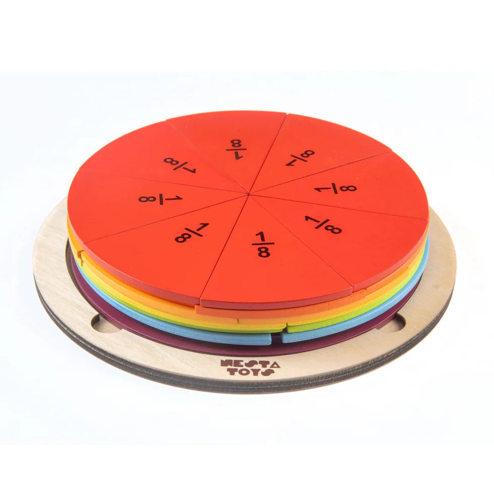 Fraction Puzzle (37 Pcs) - nestatoys