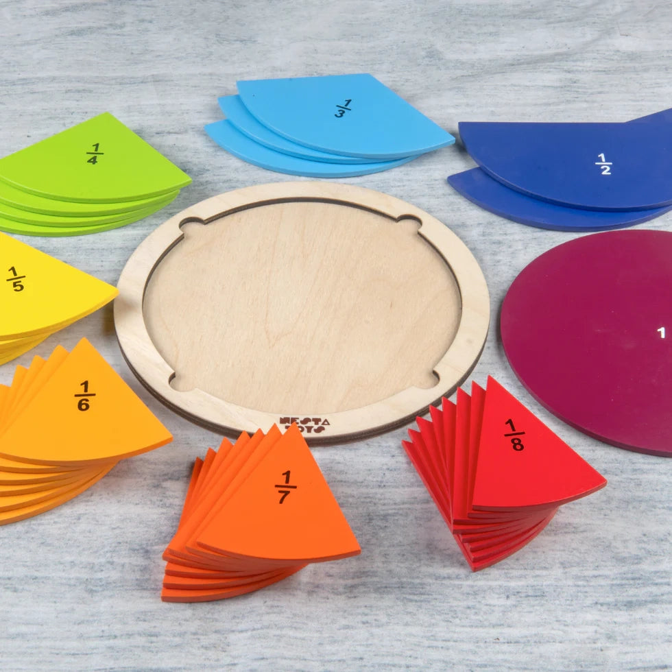 Fraction Puzzle (37 Pcs) - nestatoys