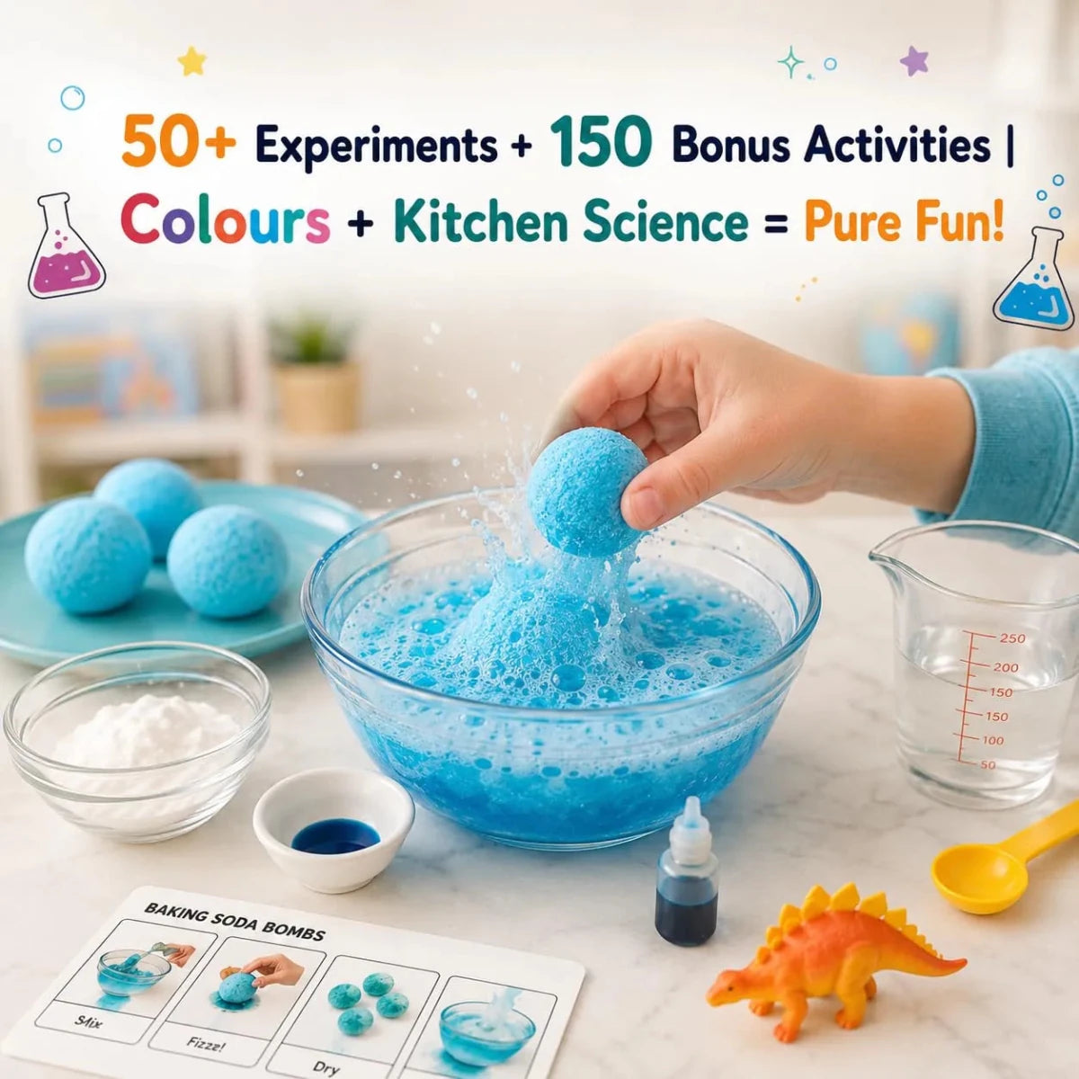Junior Chemistry Lab Kit - Safe & Fun Science Experiments for Kids - NESTA TOYS