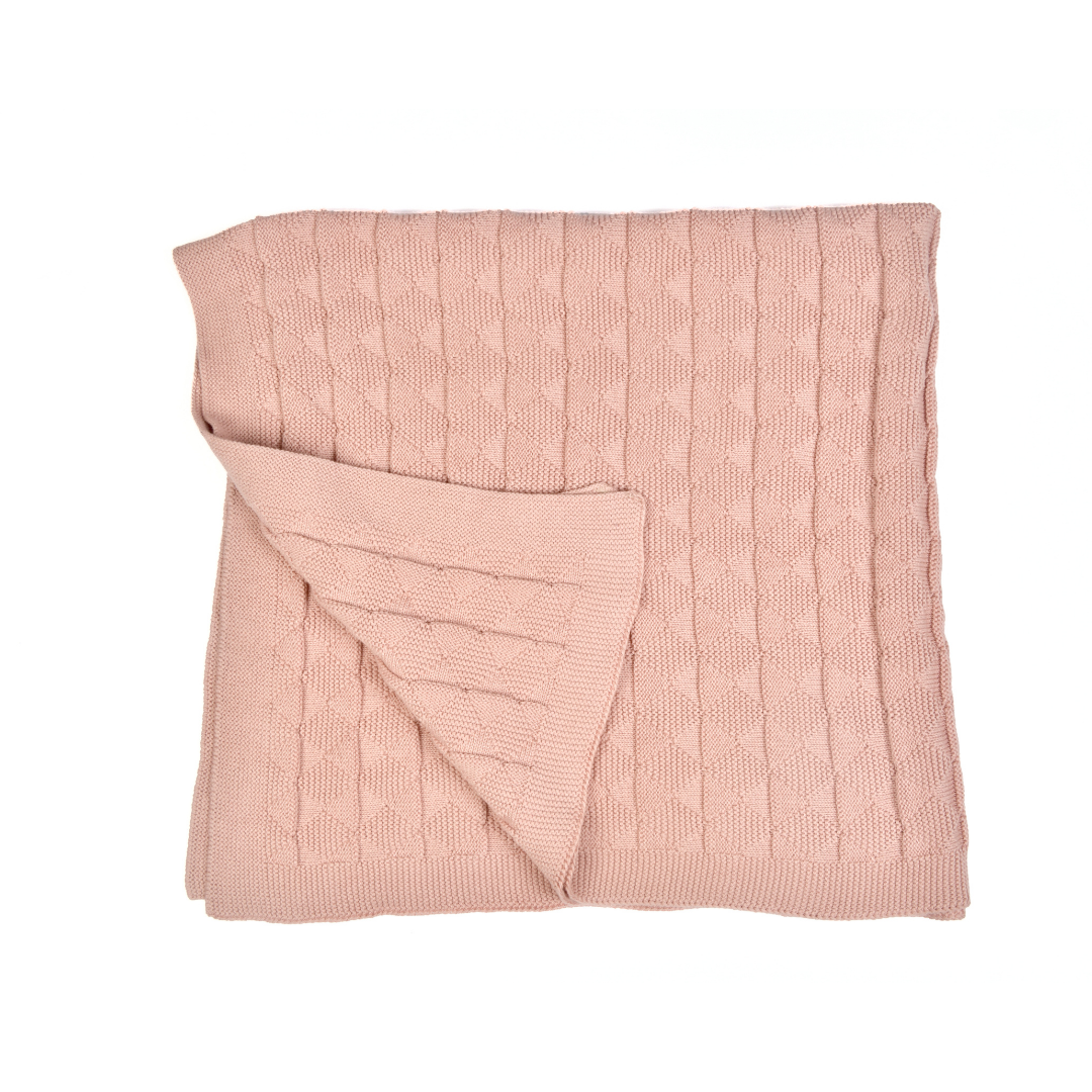 Knitted Cotton Baby Swaddle (80x100 cm) | Perfect for Baby’s Comfort - nestatoys