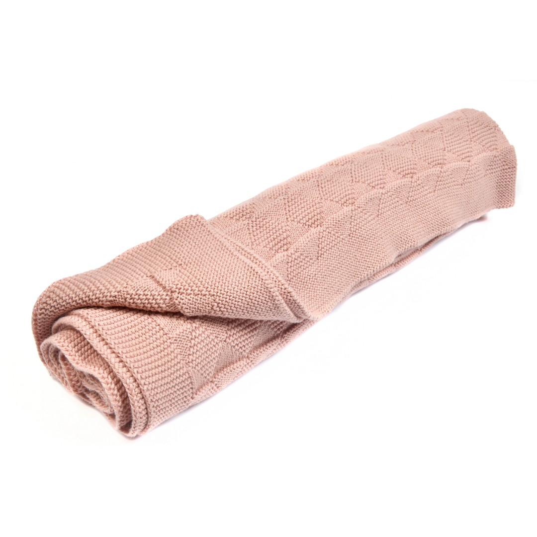 Knitted Cotton Baby Swaddle (80x100 cm) | Perfect for Baby’s Comfort - nestatoys