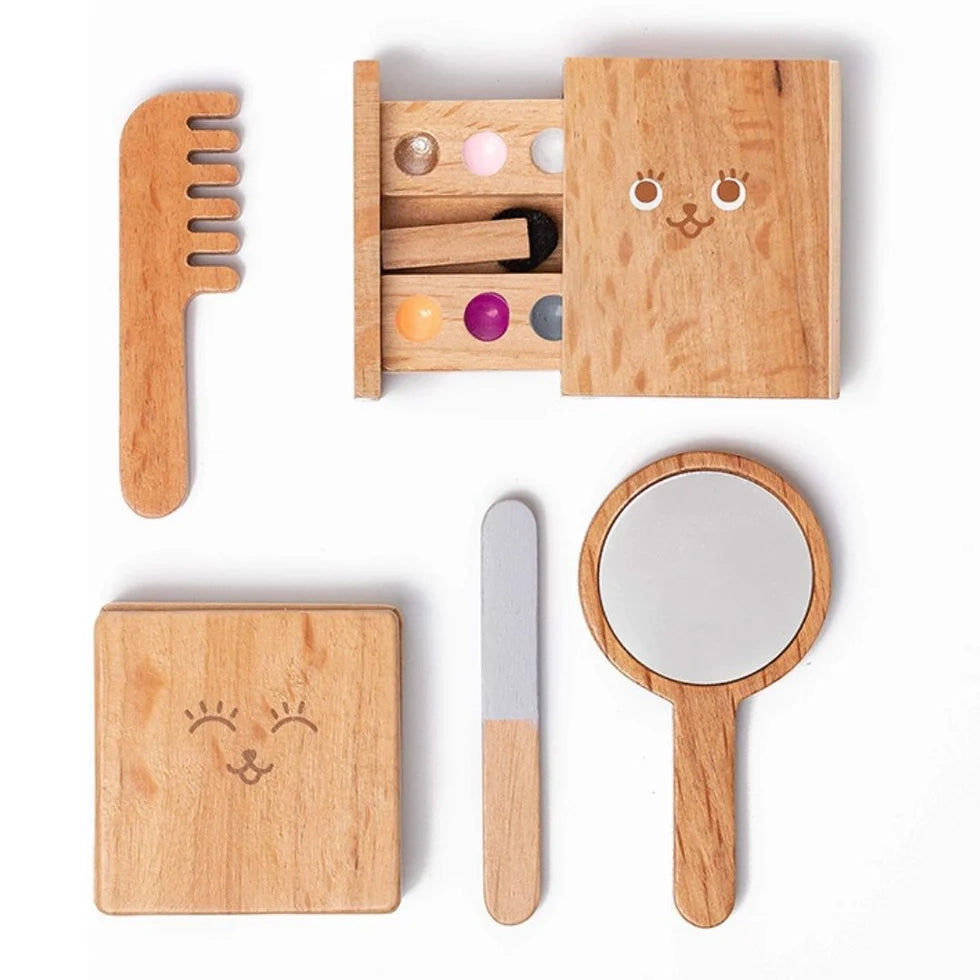 NESTA TOYS - Wooden Makeup Set Toy (12 Pcs)