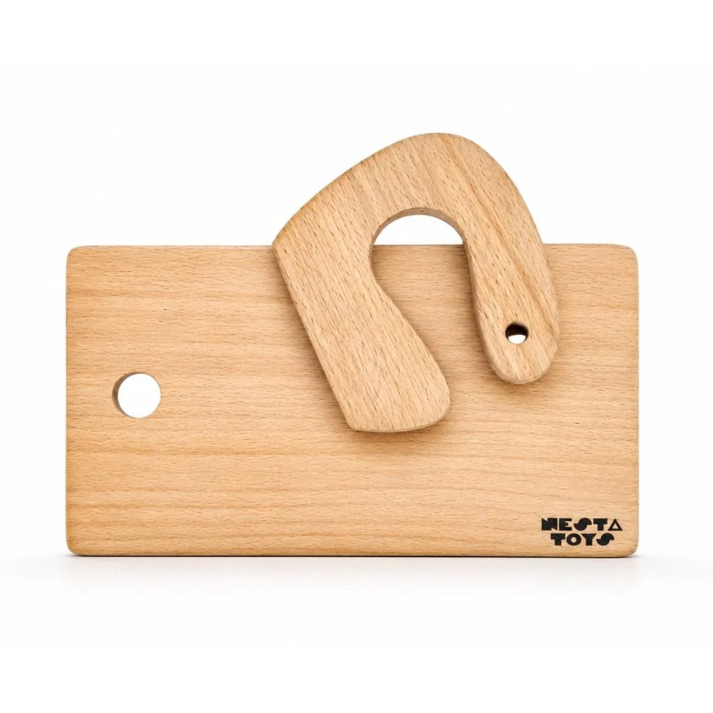Montessori Chopping Board & Knife | Safe Cutting Tool for Kids - NESTA TOYS
