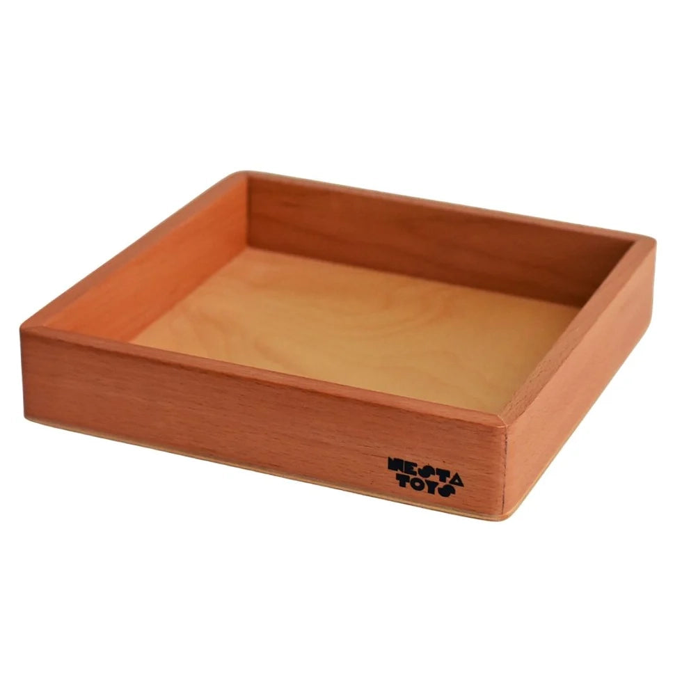 Wooden Montessori Tray | Sand Writing & Sensory Learning Toy - nestatoys