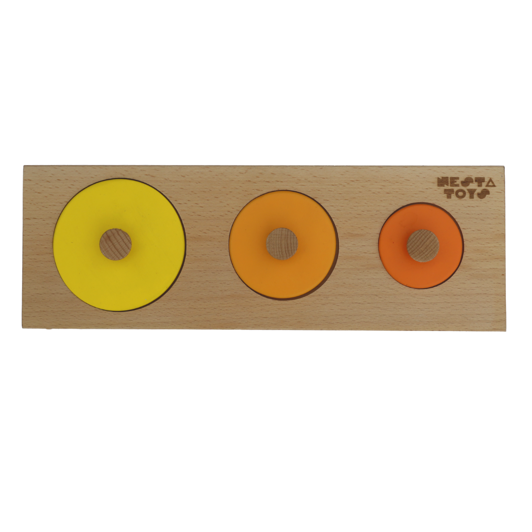 Montessori Circle Seriation Puzzle - nestatoys