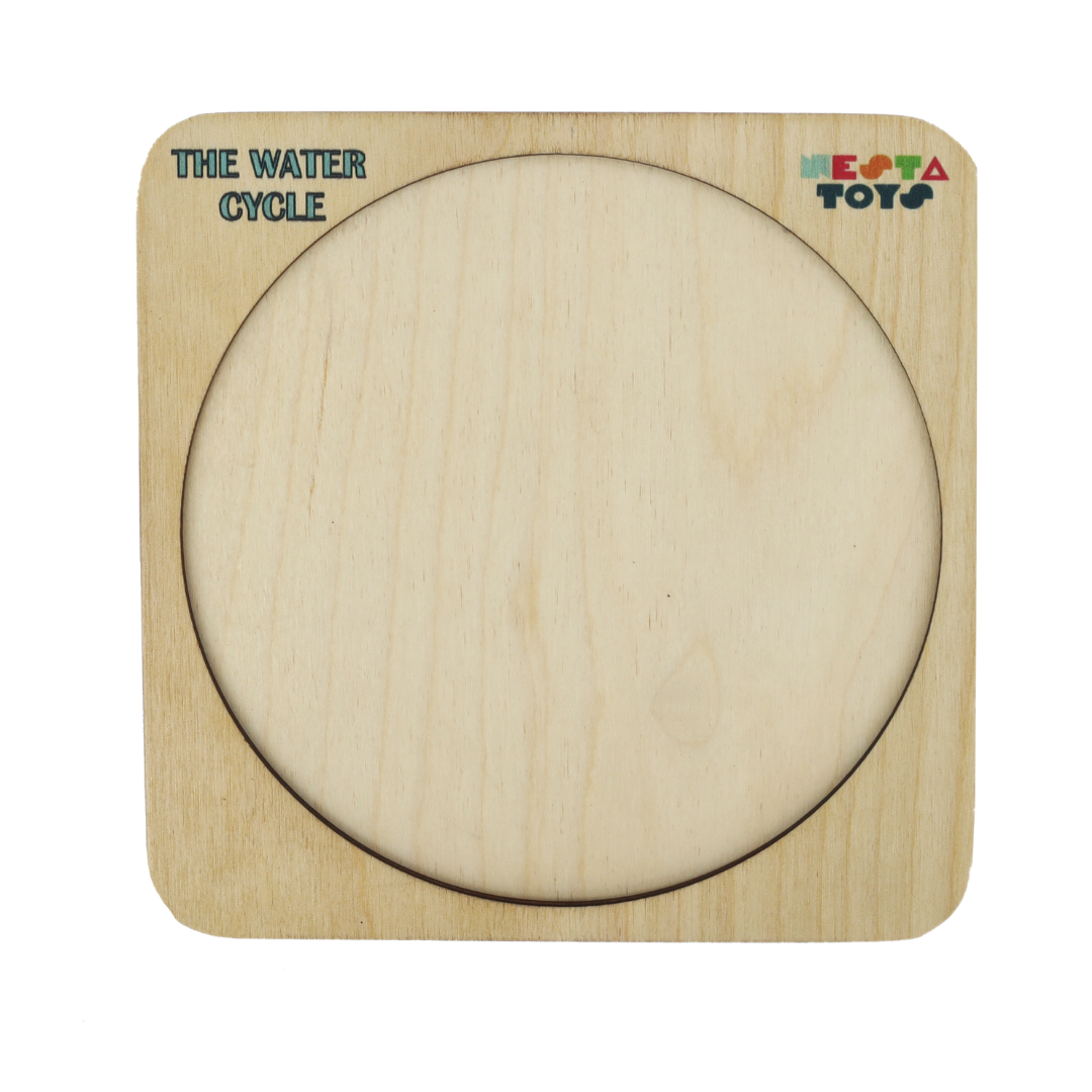 NESTA TOYS - Montessori Wooden Water Cycle Puzzle | Educational STEM Learning Toy - nestatoys