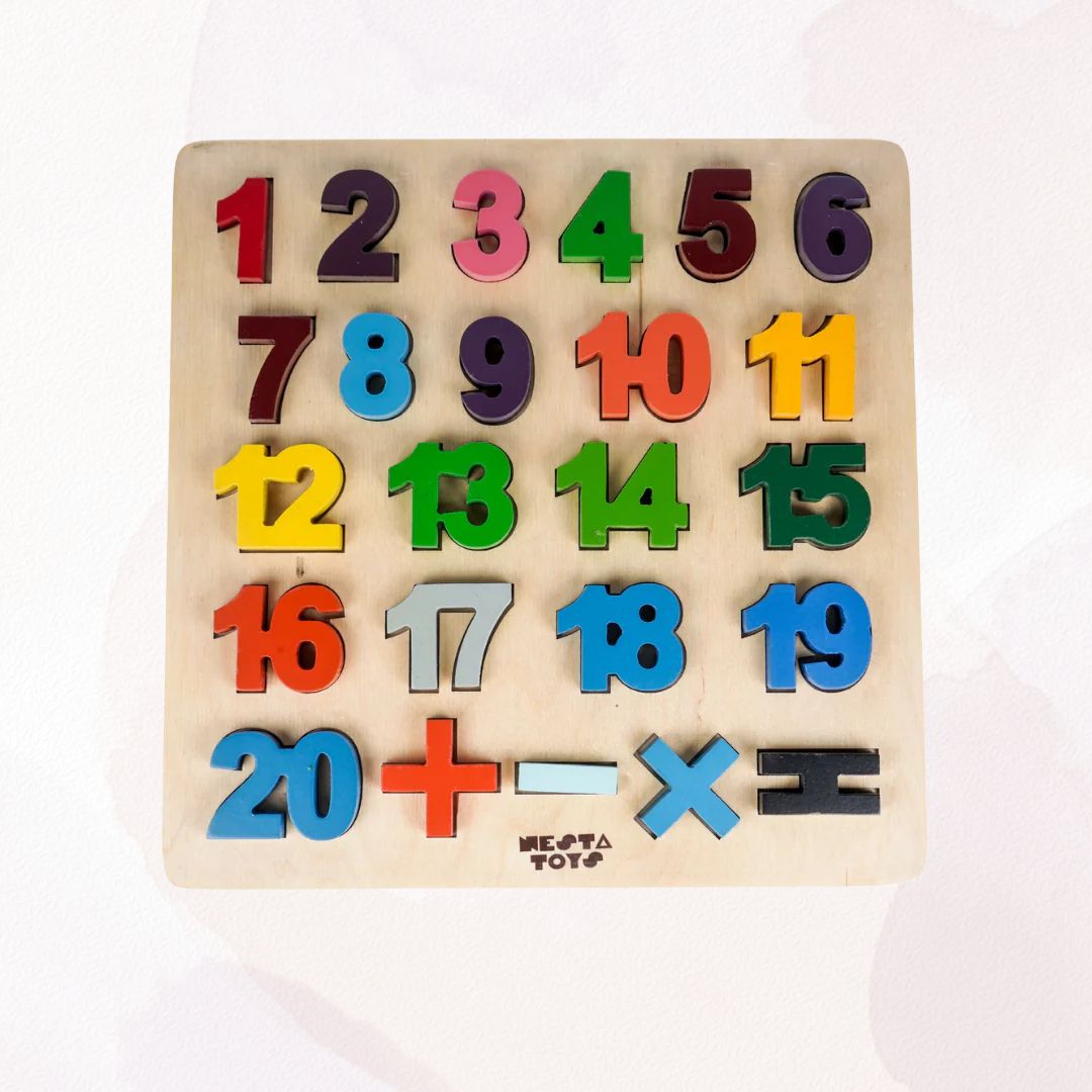 NESTA TOYS - Wooden Number Puzzle Toys - NESTA TOYS