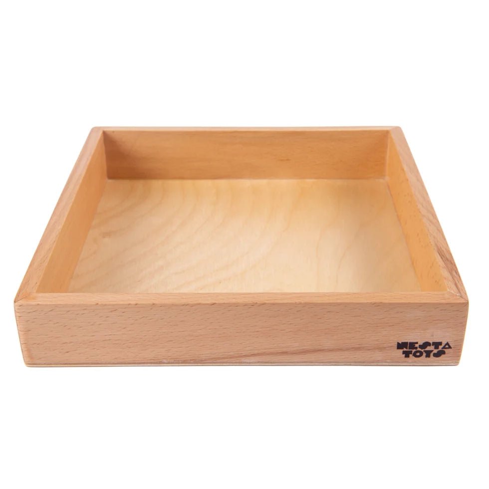 Wooden Montessori Tray | Sand Writing & Sensory Learning Toy - NESTA TOYS