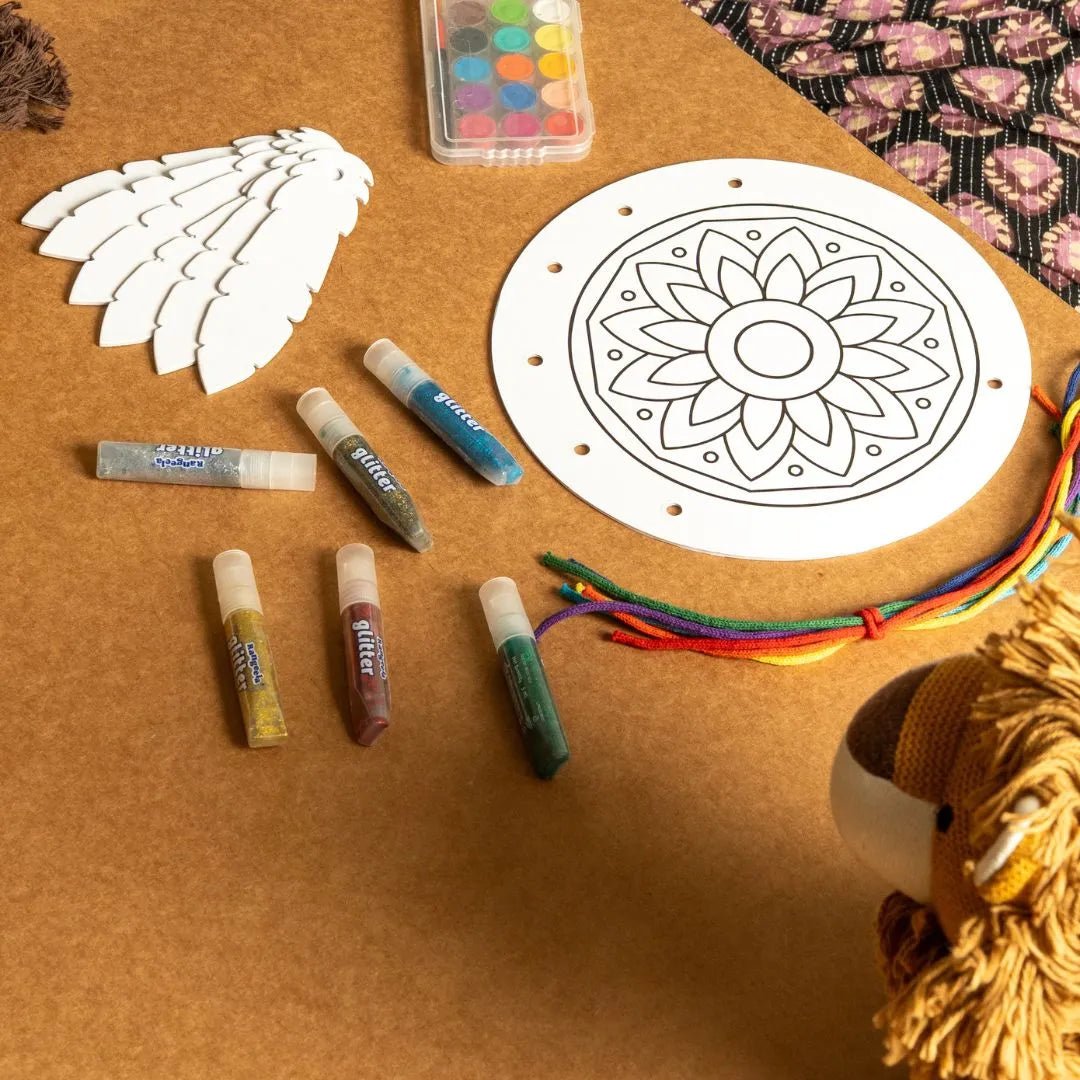 DIY Dream Catcher - Mandala Art for Kids - NESTA TOYS
