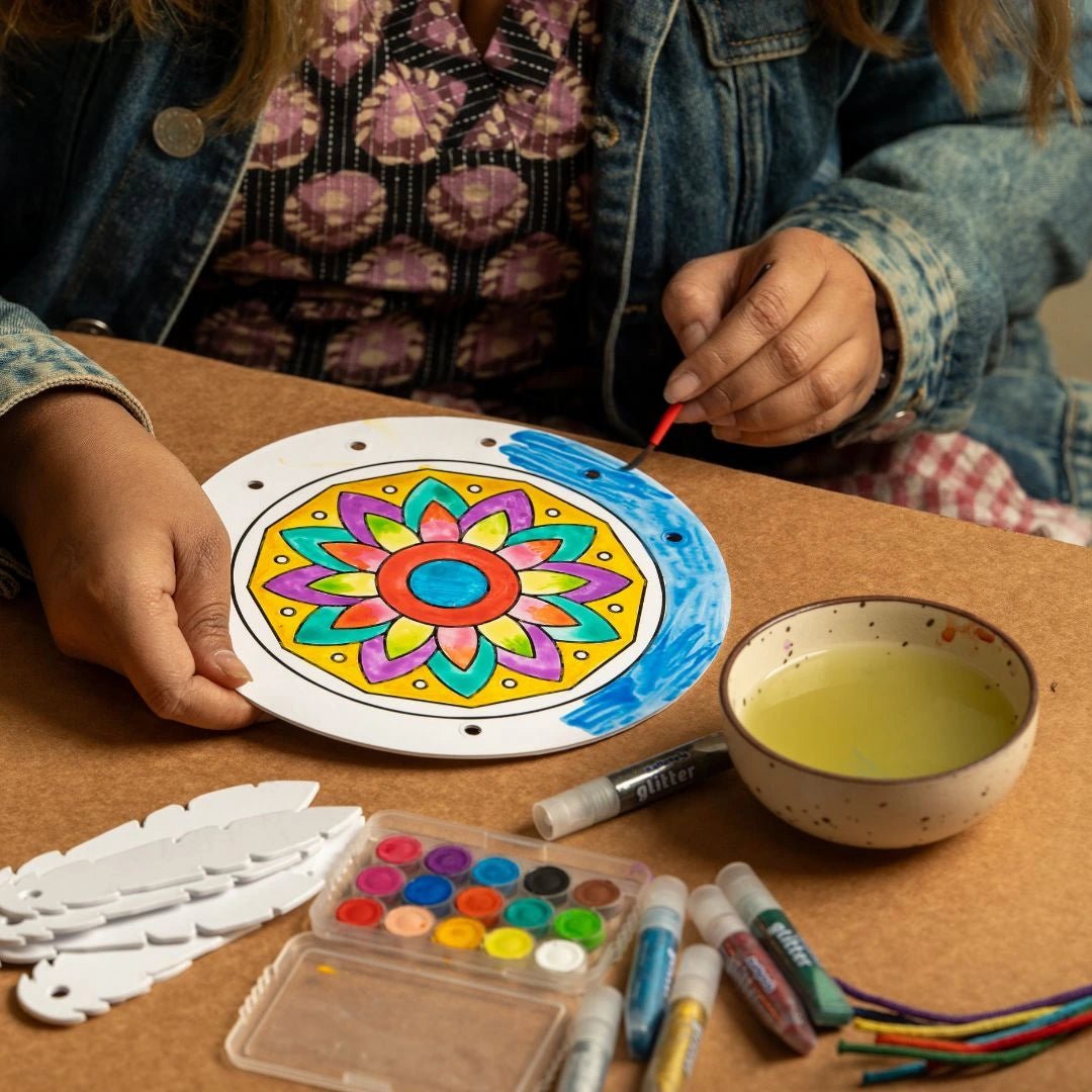 DIY Dream Catcher - Mandala Art for Kids - NESTA TOYS