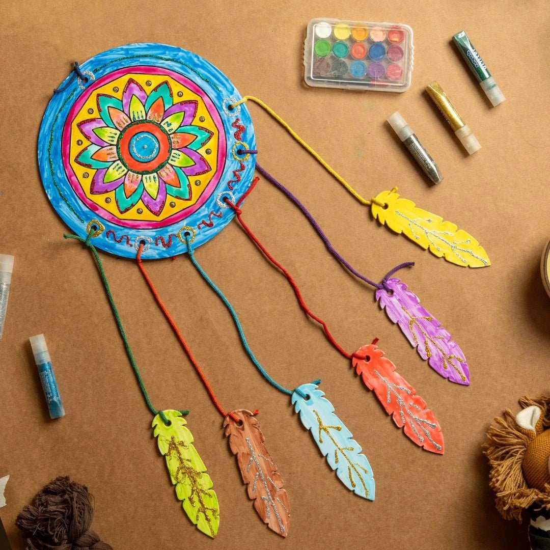 DIY Dream Catcher - Mandala Art for Kids - NESTA TOYS