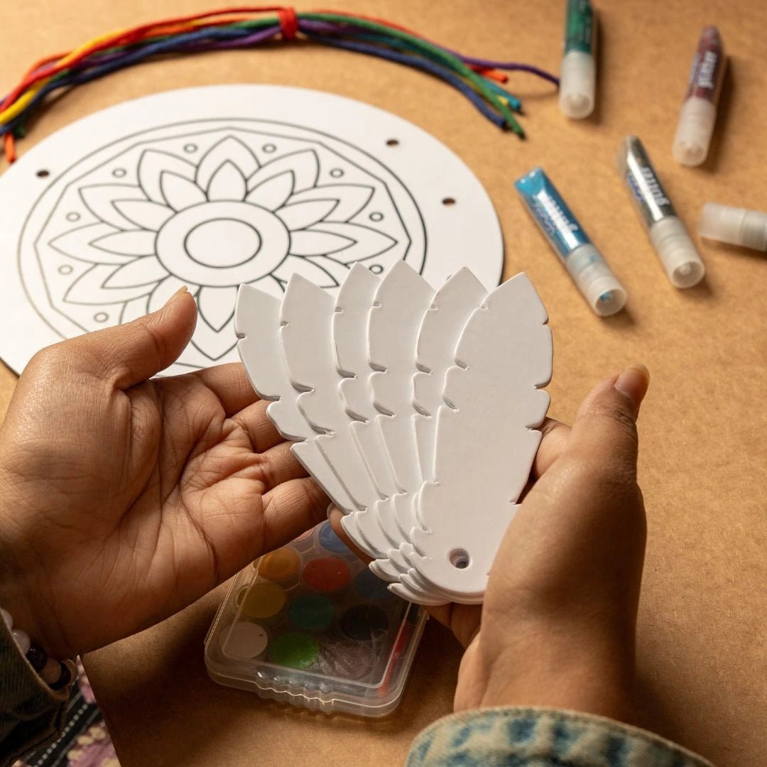 DIY Dream Catcher - Mandala Art for Kids - NESTA TOYS