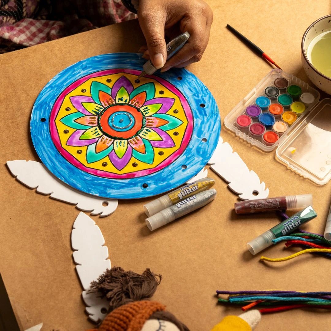 DIY Dream Catcher - Mandala Art for Kids - NESTA TOYS